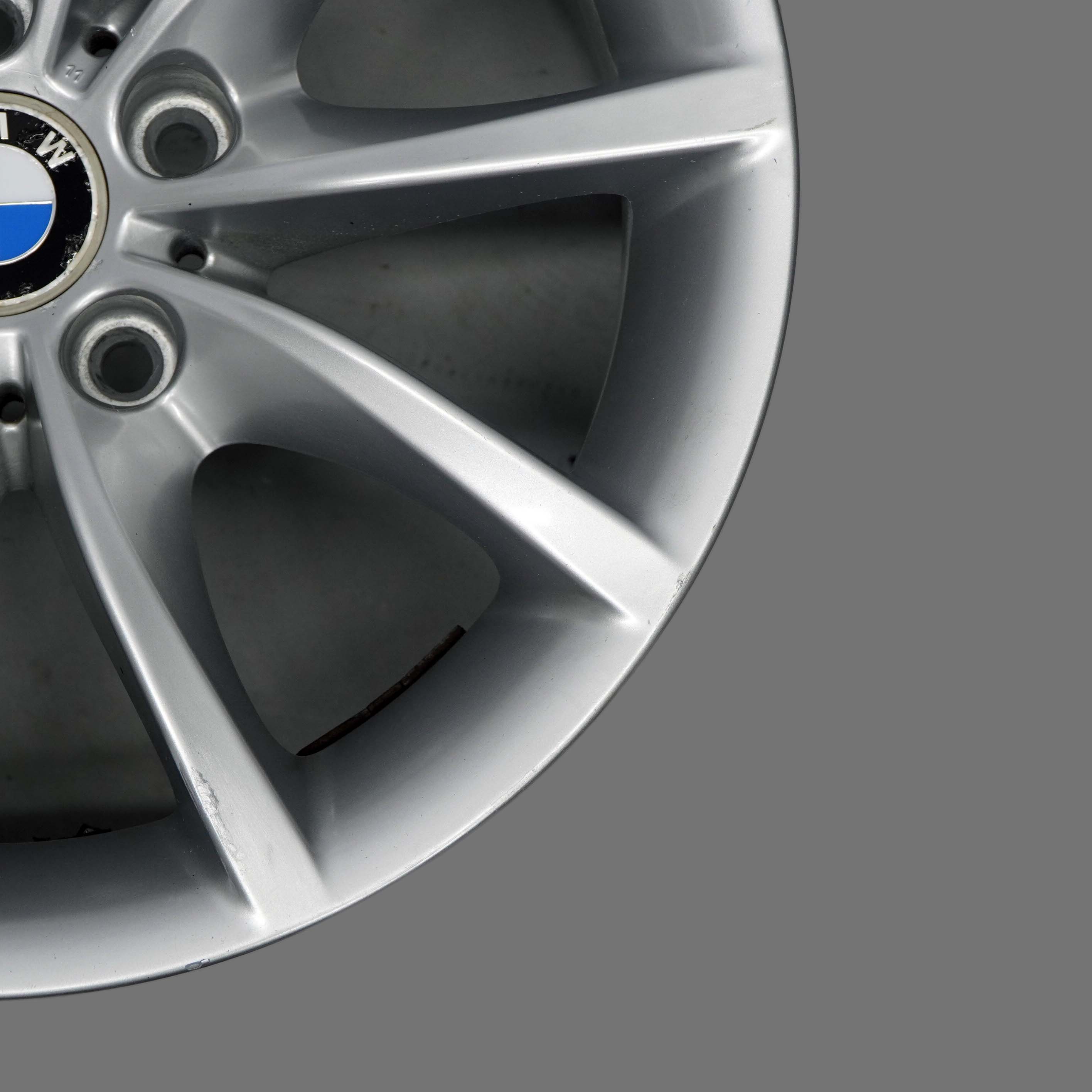 BMW 5 Series E60 E61 Silver Alloy Wheel Rim 17" 8J ET:20 V-Spoke 245 6777348