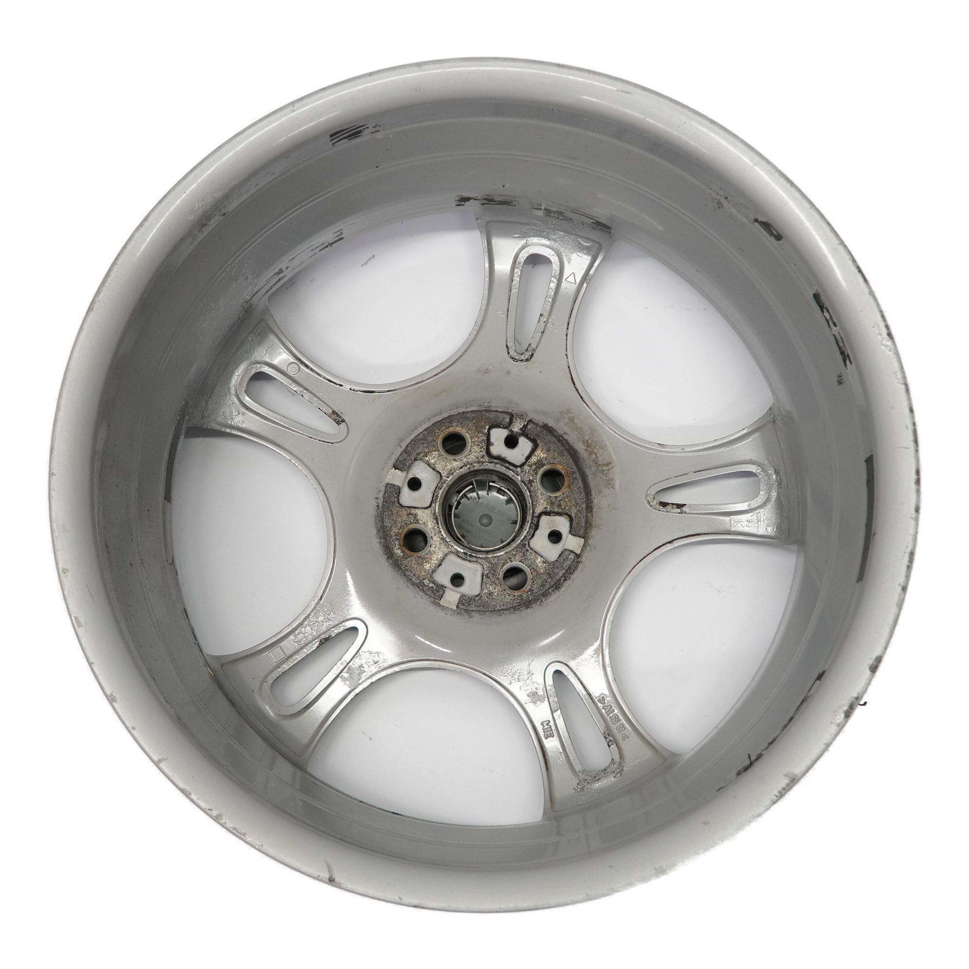 Mini R50 R53 R56 Silver Wheel Alloy Rim 18" 7J ET:52 JCW Star Spoke R95 6777972