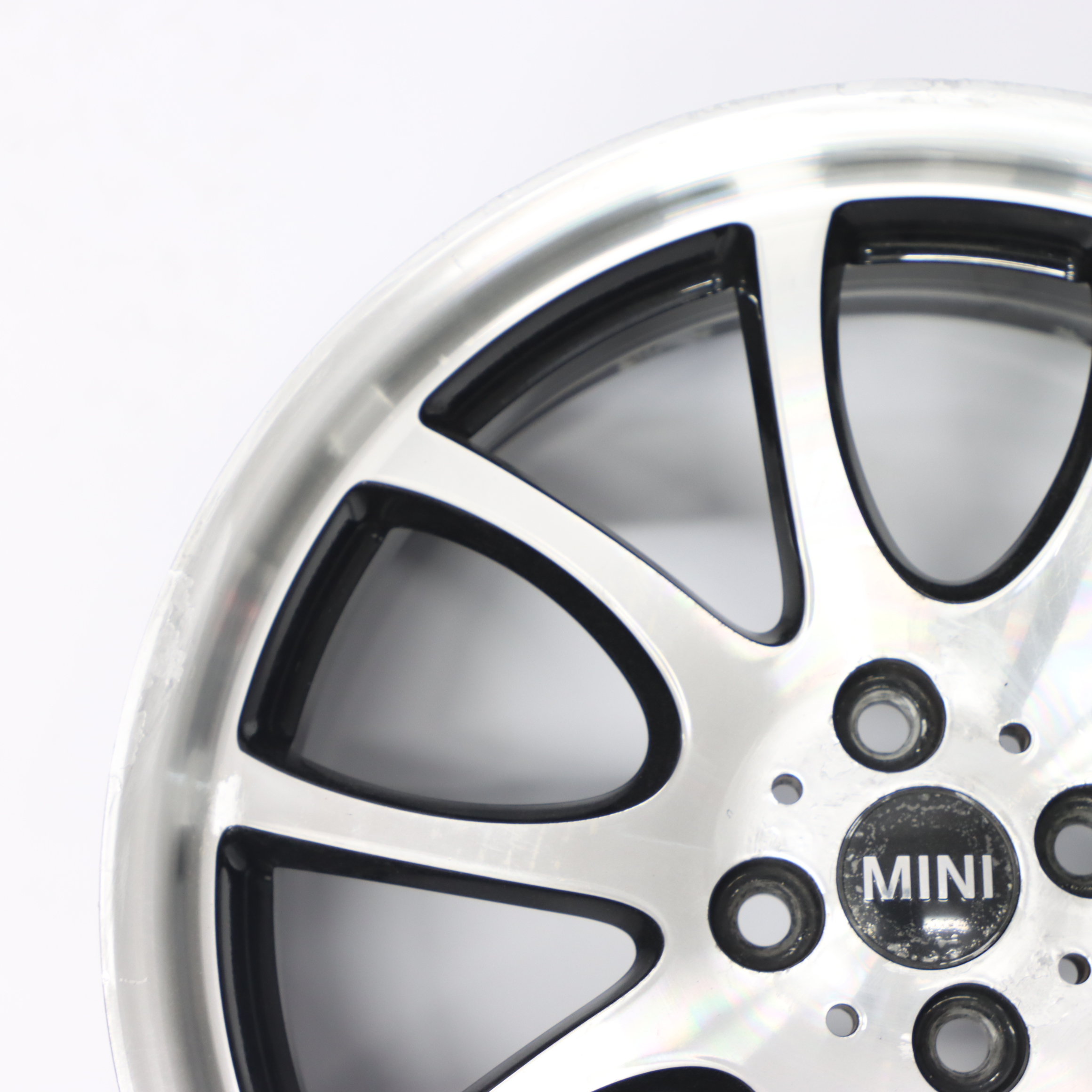 Mini R50 R53 R55 R56 JCW Wheel Alloy Rim Bright Silver 18" 7J ET:52 6777973