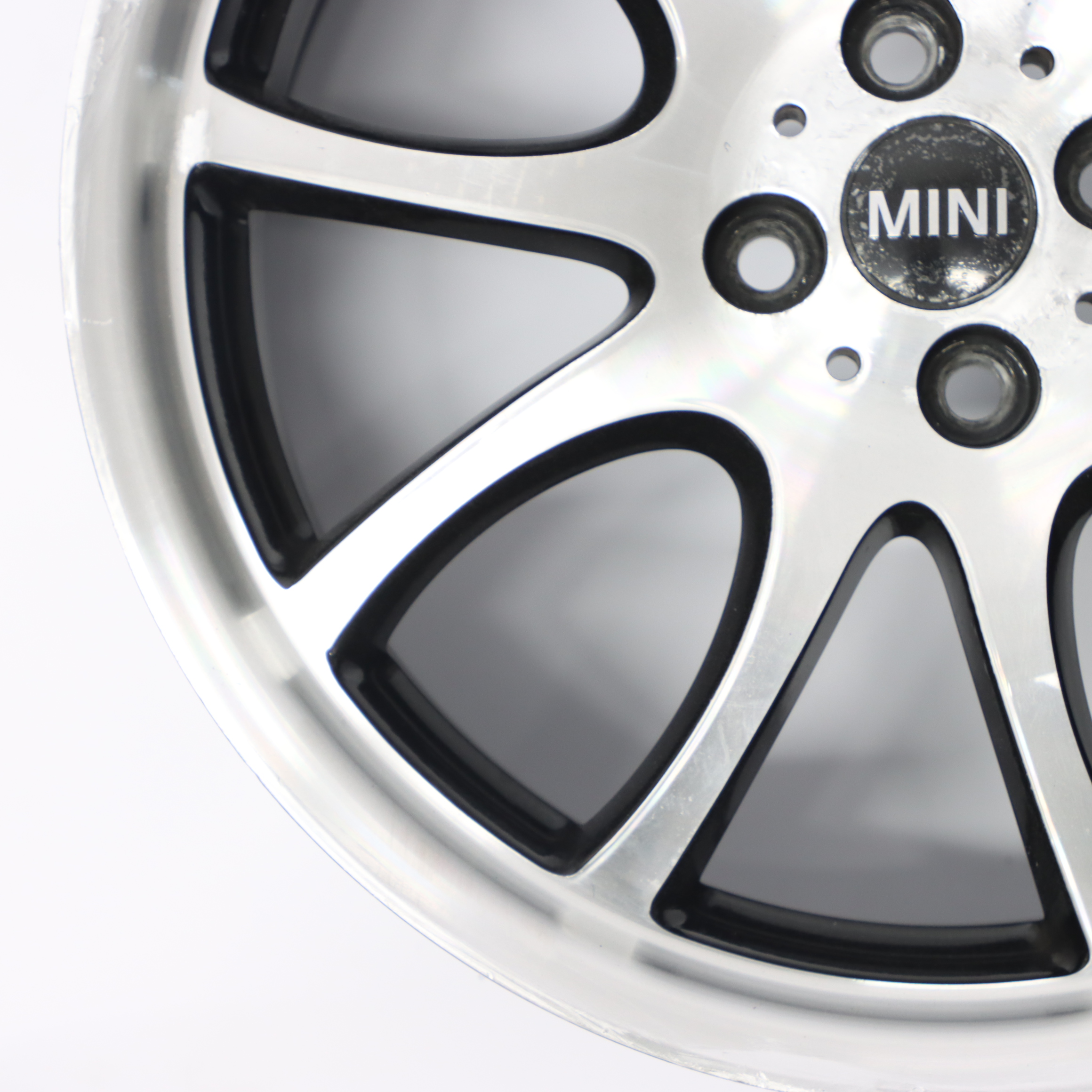 Mini R50 R53 R55 R56 JCW Wheel Alloy Rim Bright Silver 18" 7J ET:52 6777973