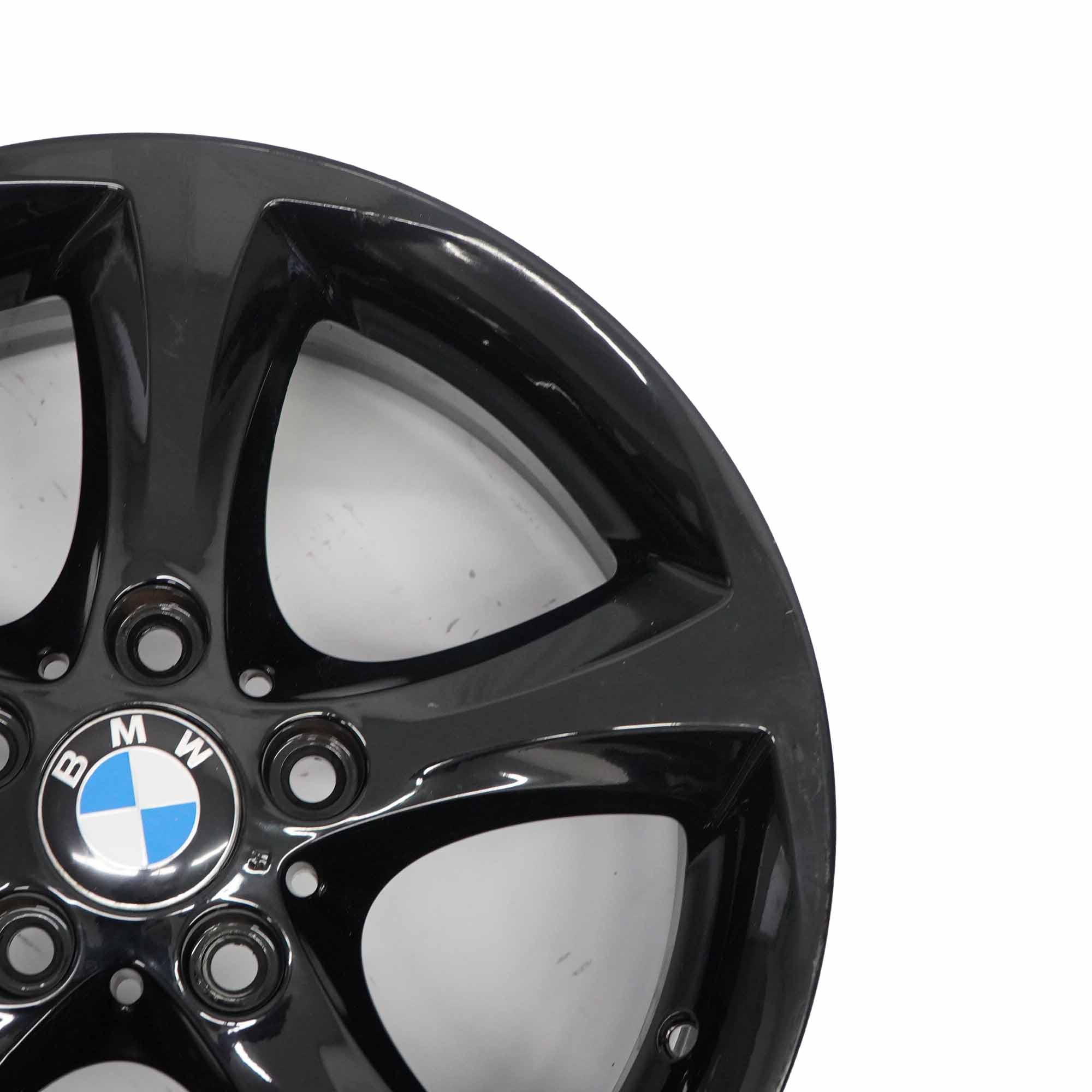 BMW E81 E87 Black Wheel Alloy Rim 17" Start Spoke 256 ET:47 7J 6778219