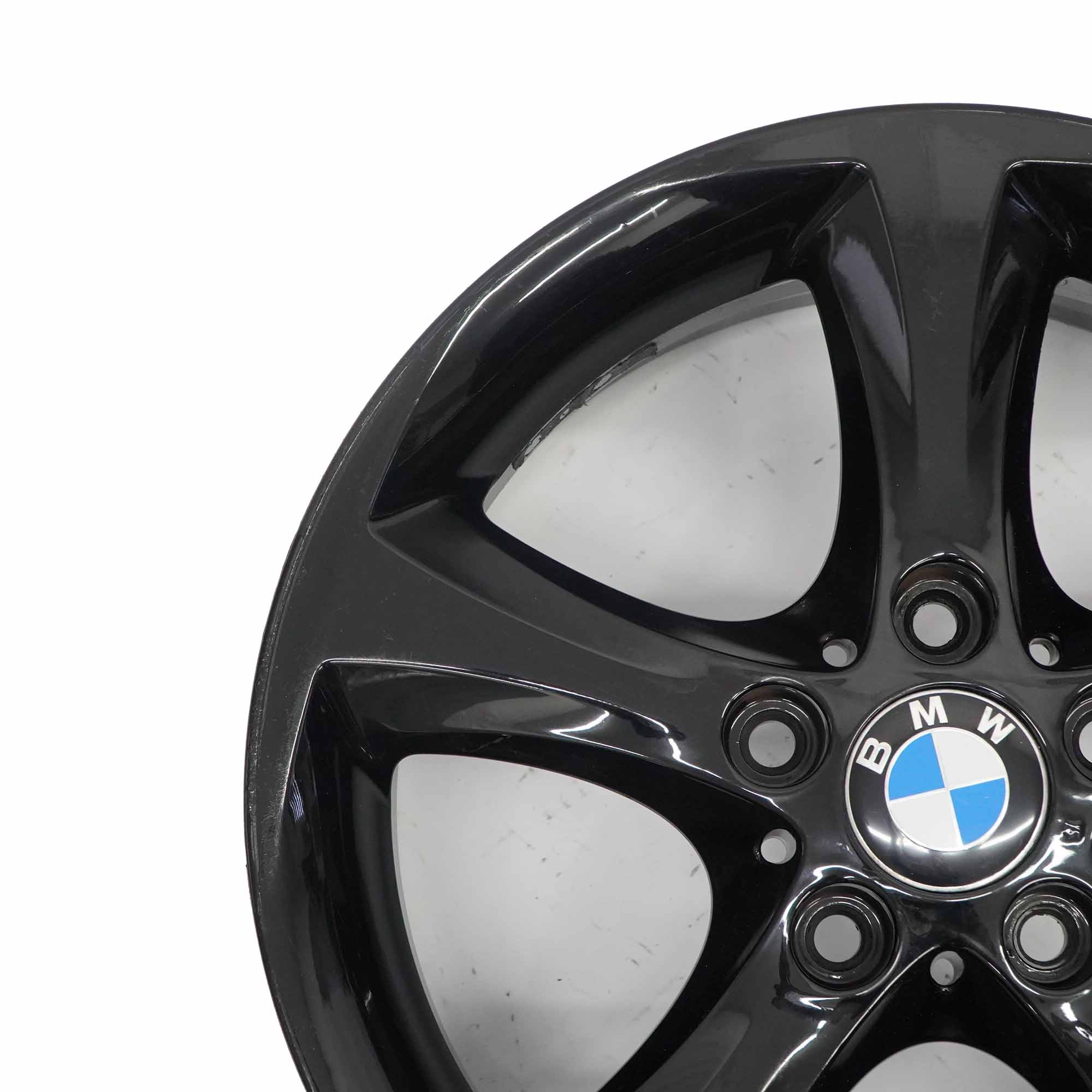 BMW E81 E87 Black Wheel Alloy Rim 17" Start Spoke 256 ET:47 7J 6778219