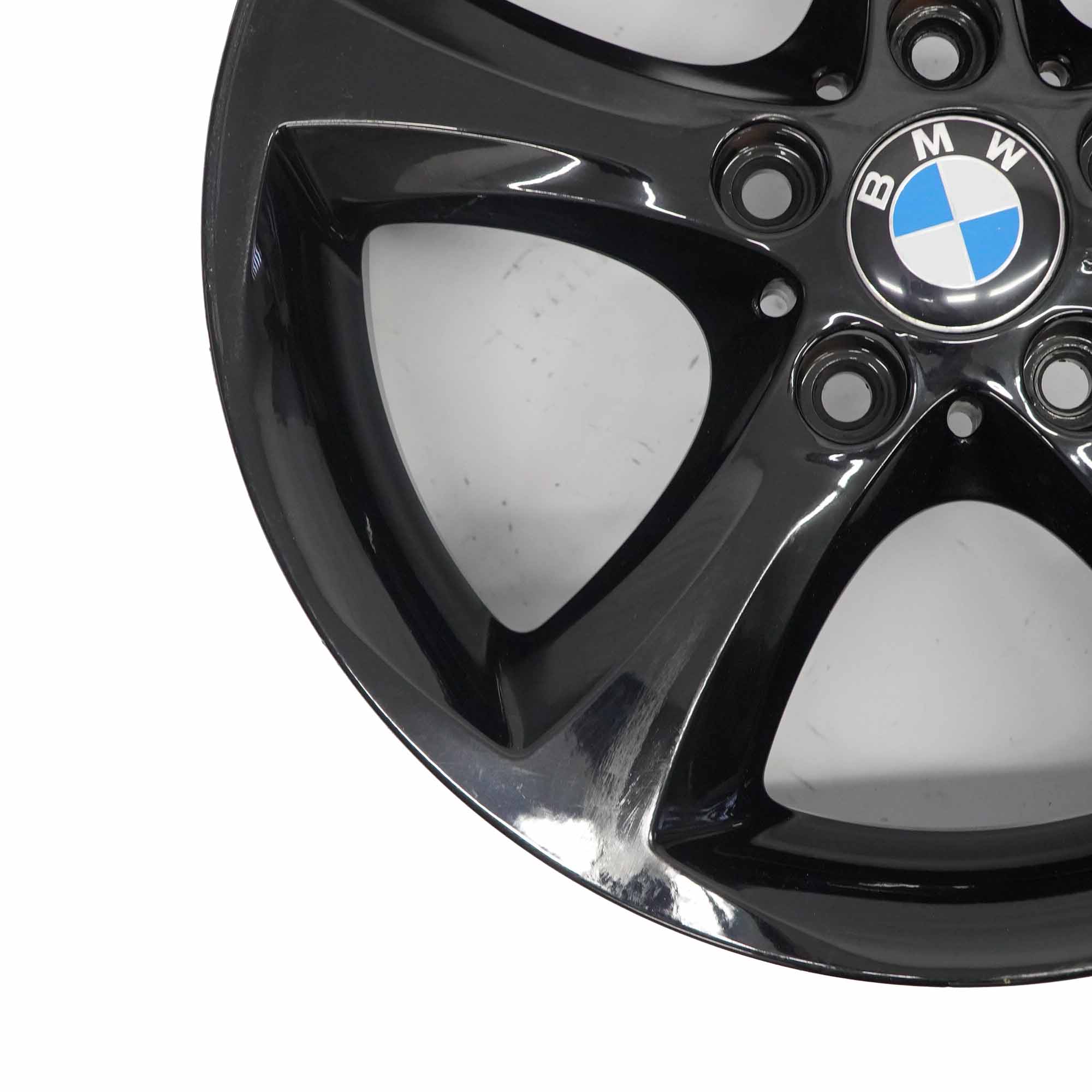 BMW E81 E87 Black Wheel Alloy Rim 17" Start Spoke 256 ET:47 7J 6778219