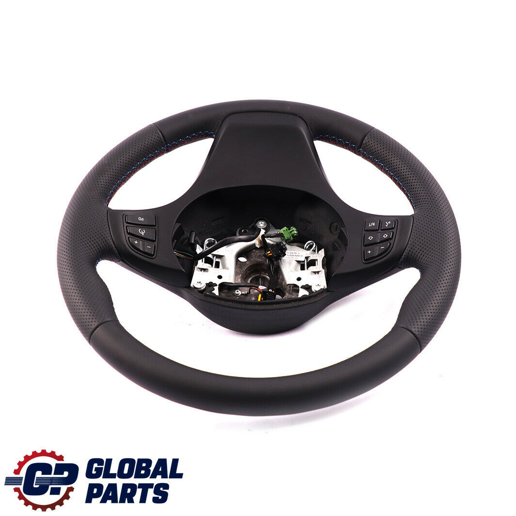 BMW X3 X5 Series E53 E83 NEW Black Leather Sport Steering Wheel M-tricoloured