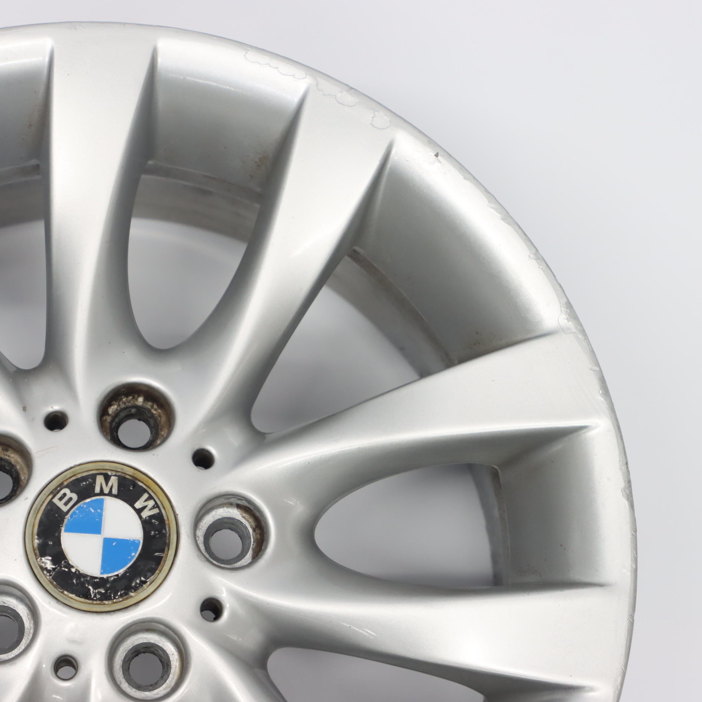 BMW E87 LCI Silver Light Alloy Wheel Rim 18" M V-spoke 217 8,5J ET:52 6779380