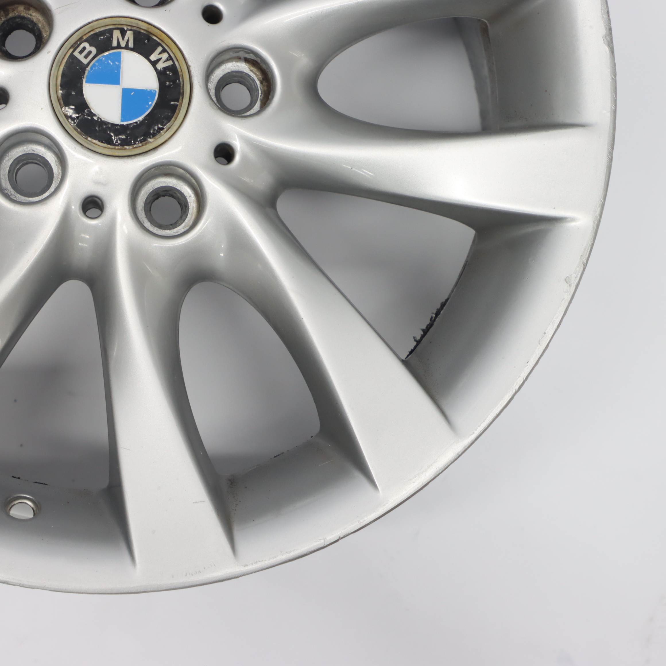 BMW E87 LCI Silver Light Alloy Wheel Rim 18" M V-spoke 217 8,5J ET:52 6779380