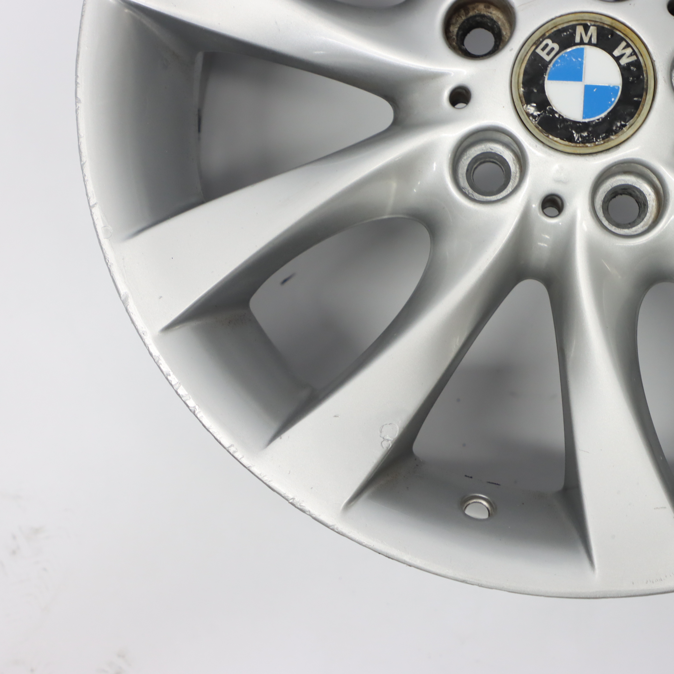 BMW E87 LCI Silver Light Alloy Wheel Rim 18" M V-spoke 217 8,5J ET:52 6779380