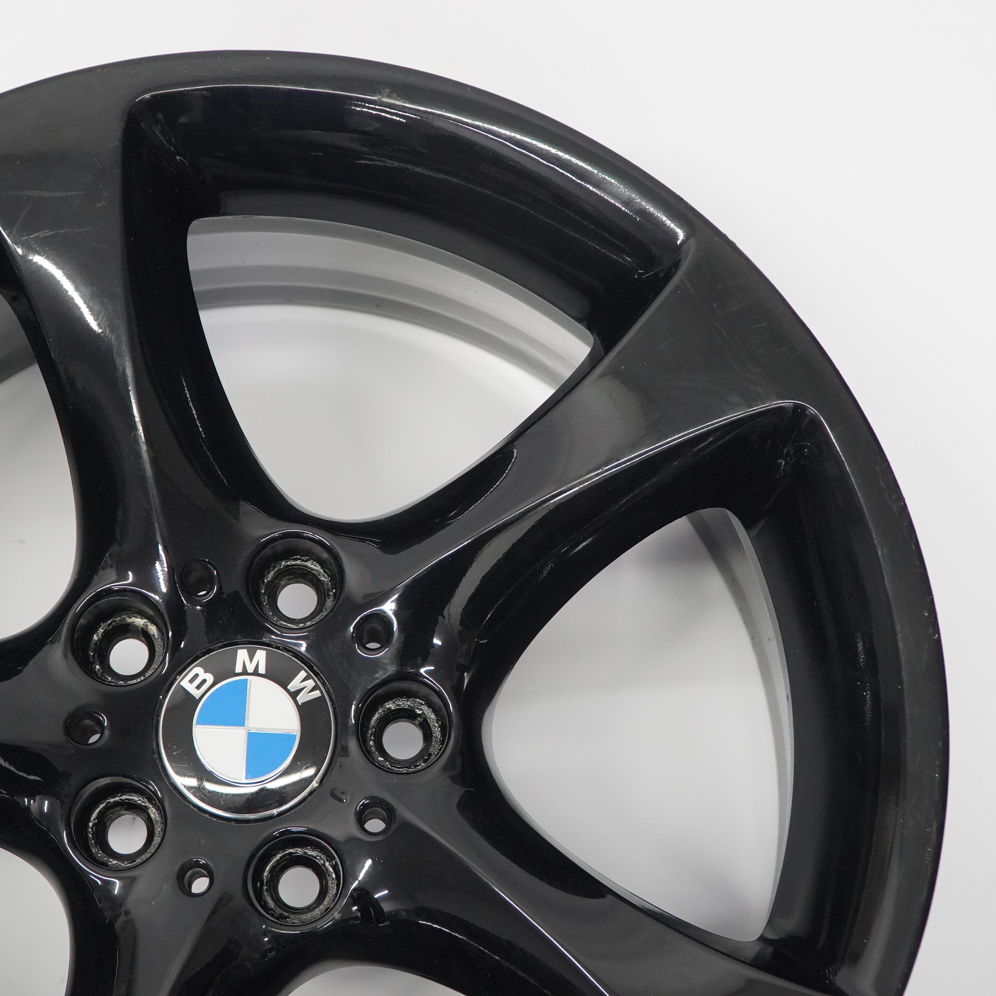 BMW E90 E91 E92 Black Rear Wheel Alloy Rim 19" Star Spoke 230 9J ET:39 6779659