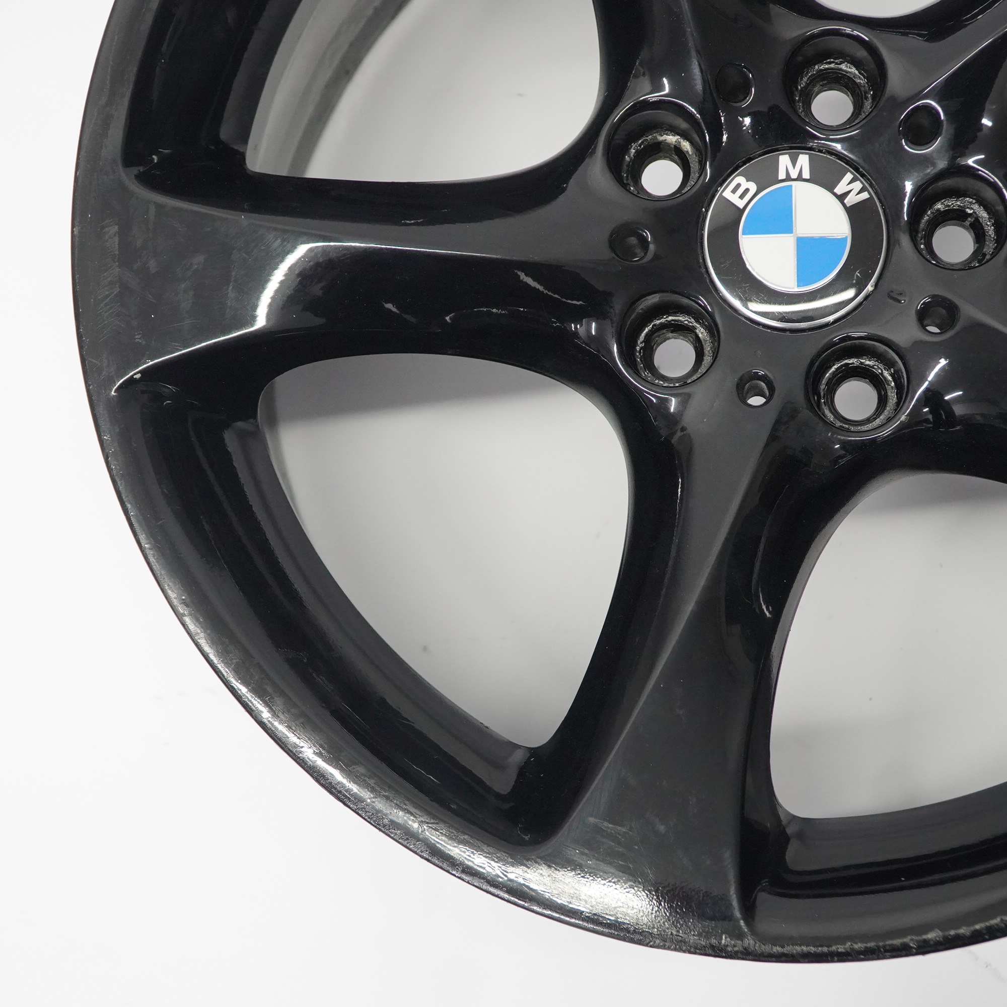 BMW E90 E91 E92 Black Rear Wheel Alloy Rim 19" Star Spoke 230 9J ET:39 6779659