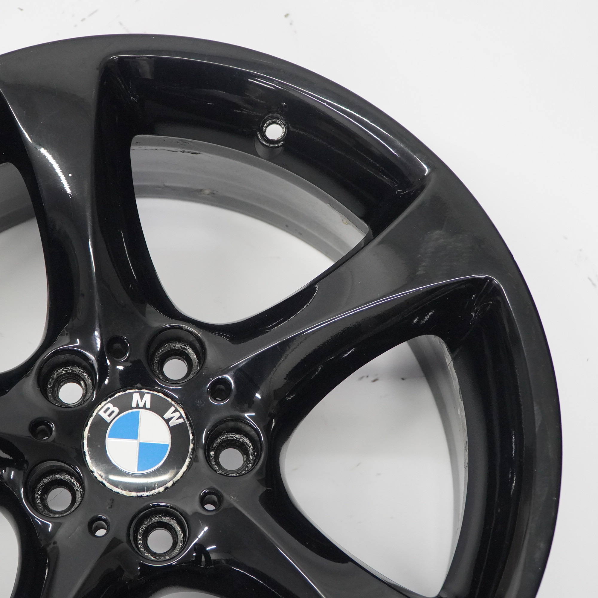 BMW E90 E91 E92 Black Rear Wheel Alloy Rim 19" Star Spoke 230 9J ET:39 6779659