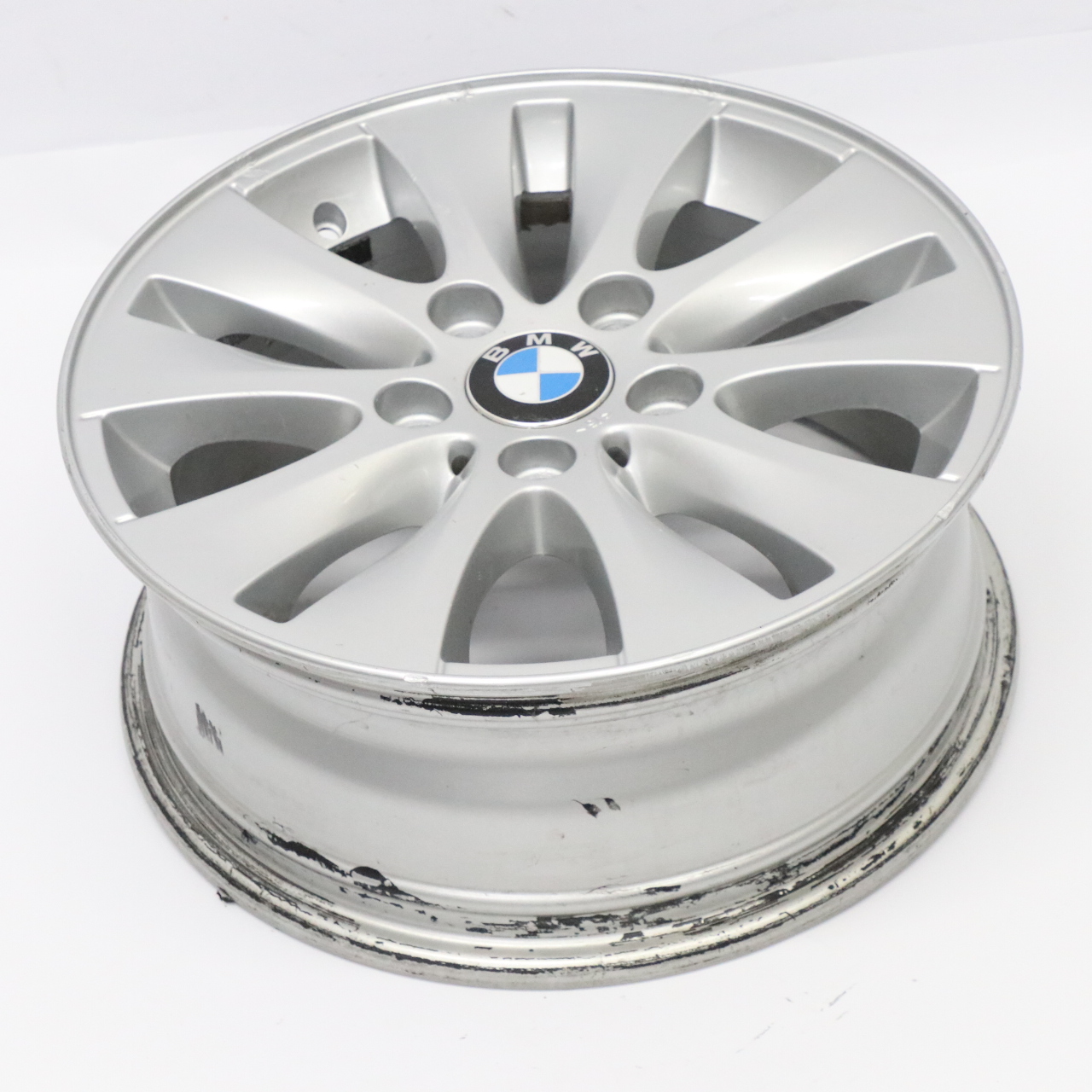 BMW E81 E87 Silver Alloy Wheel Rim 16" V-spoke 229 ET:42 6,5J 6779786