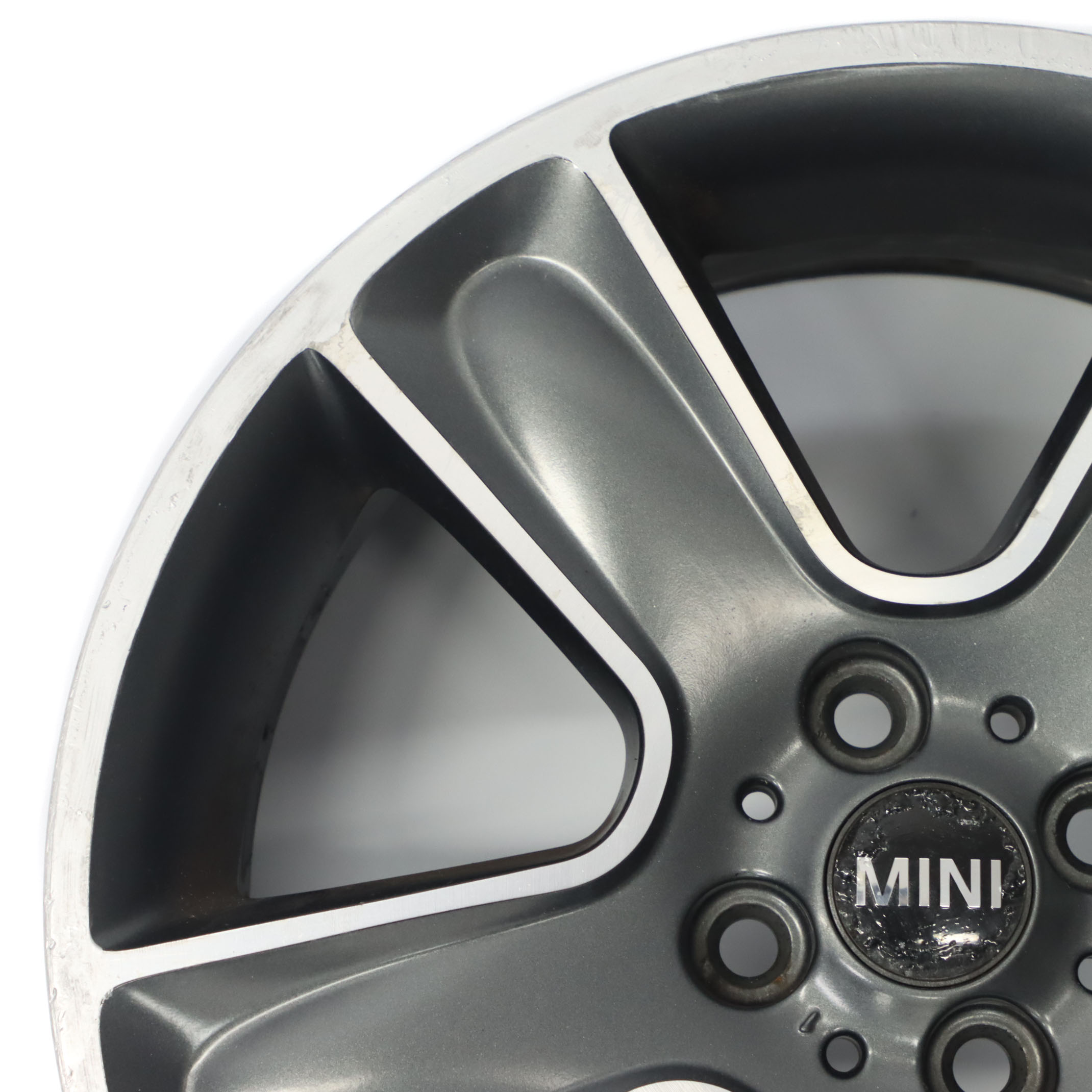 Mini Cooper One R55 R56 R57 Wheel Alloy Rim 17" 7J ET:48 Black Star Bullet 111