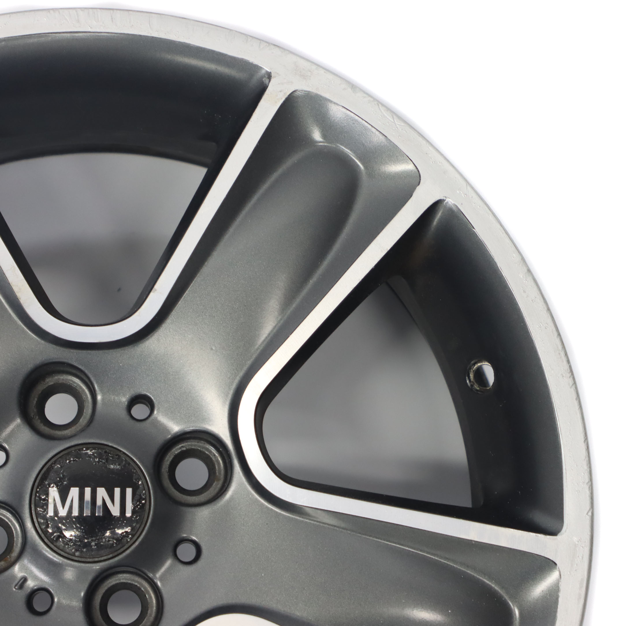 Mini Cooper One R55 R56 R57 Wheel Alloy Rim 17" 7J ET:48 Black Star Bullet 111