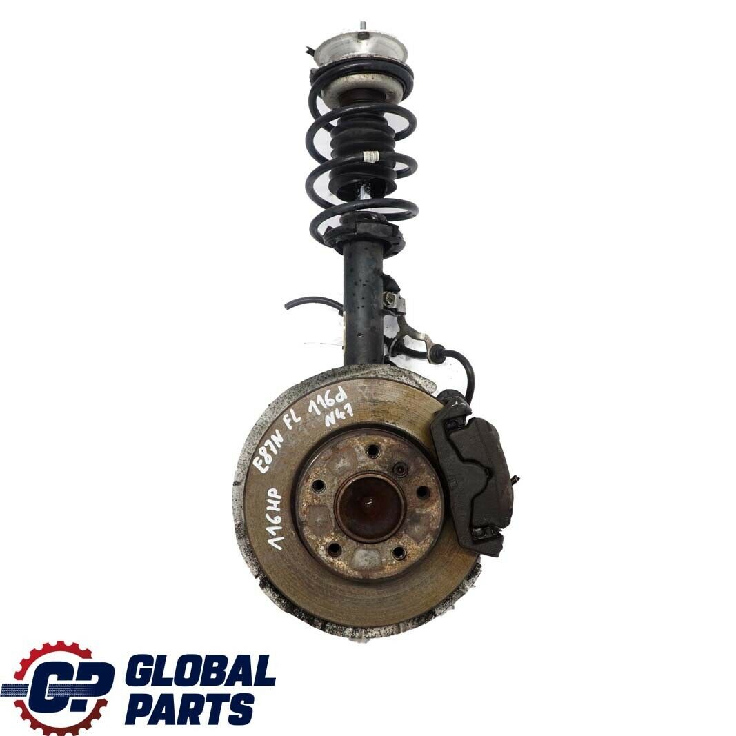 BMW 1 E87 LCI 116d N47 Front Left N/S Spring Strut Brake Suspension Leg Hub