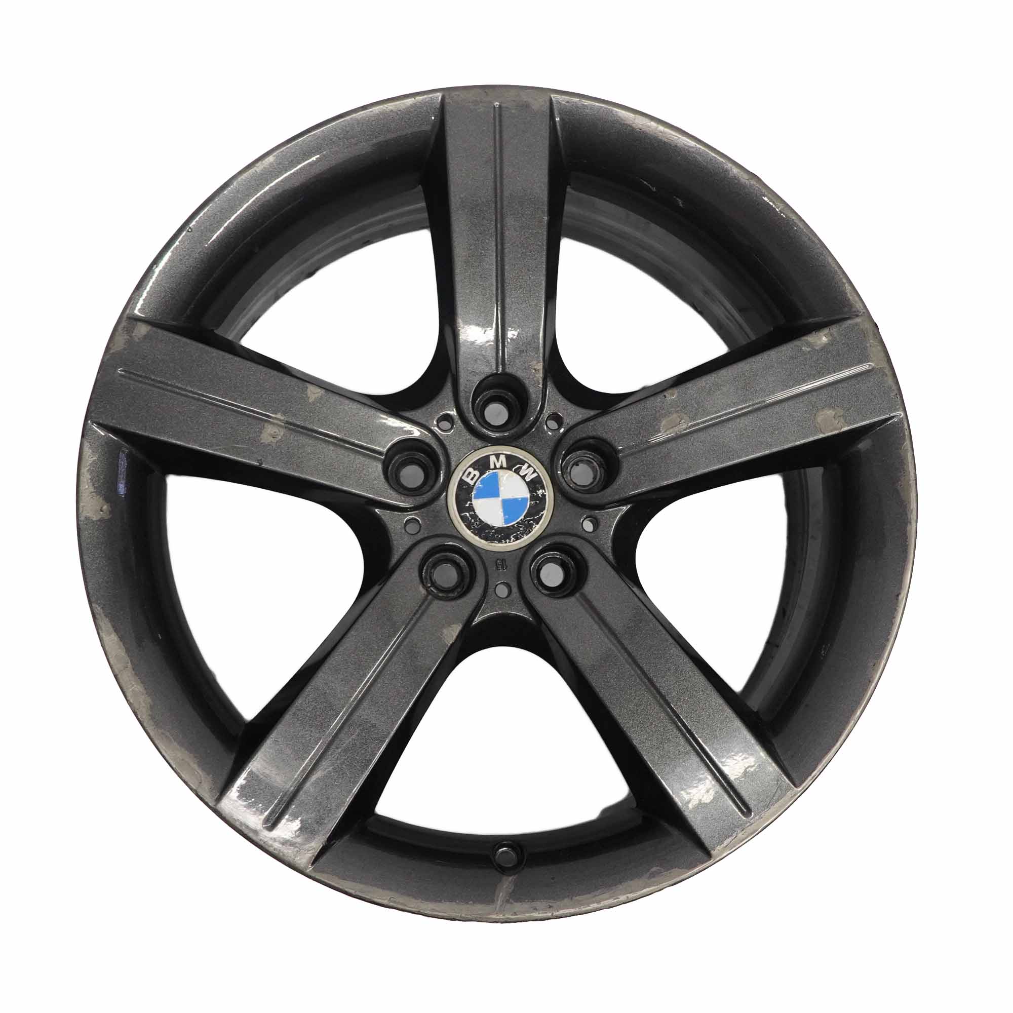 BMW E90 E91 E92 Black Alloy Wheel Rim 19" 8J ET:37 Star Spoke 199 6786889