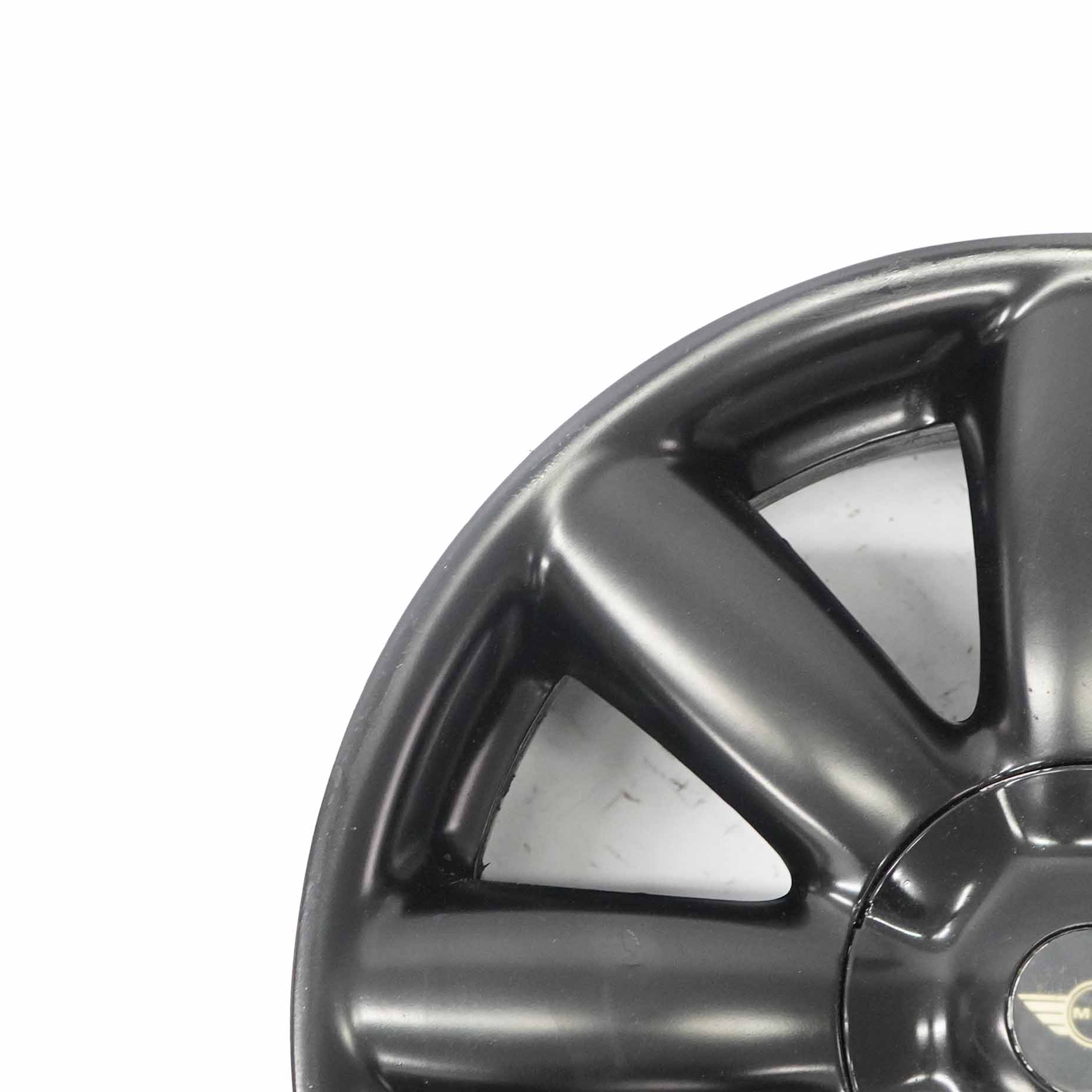 Mini Cooper R50 R55 R56 Black Matt Wheel Alloy Rim 17" 7J Crown Spoke 104