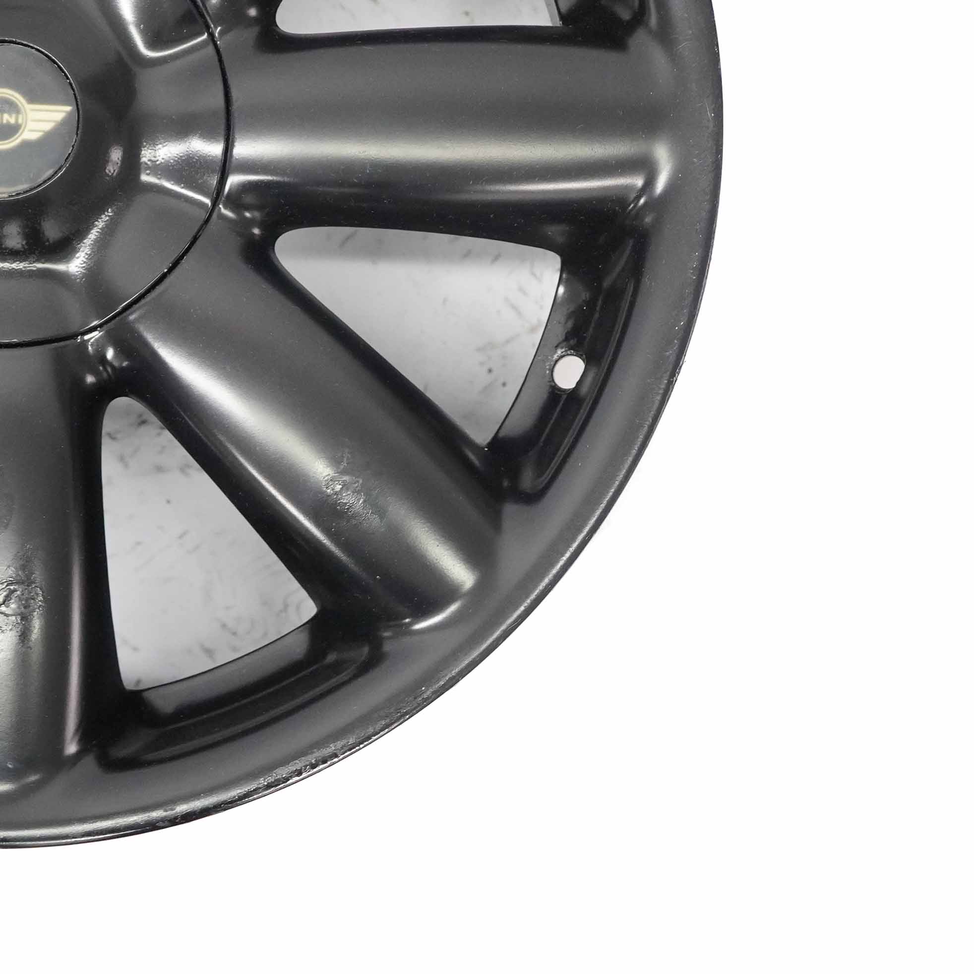 Mini Cooper R50 R55 R56 Black Matt Wheel Alloy Rim 17" 7J Crown Spoke 104