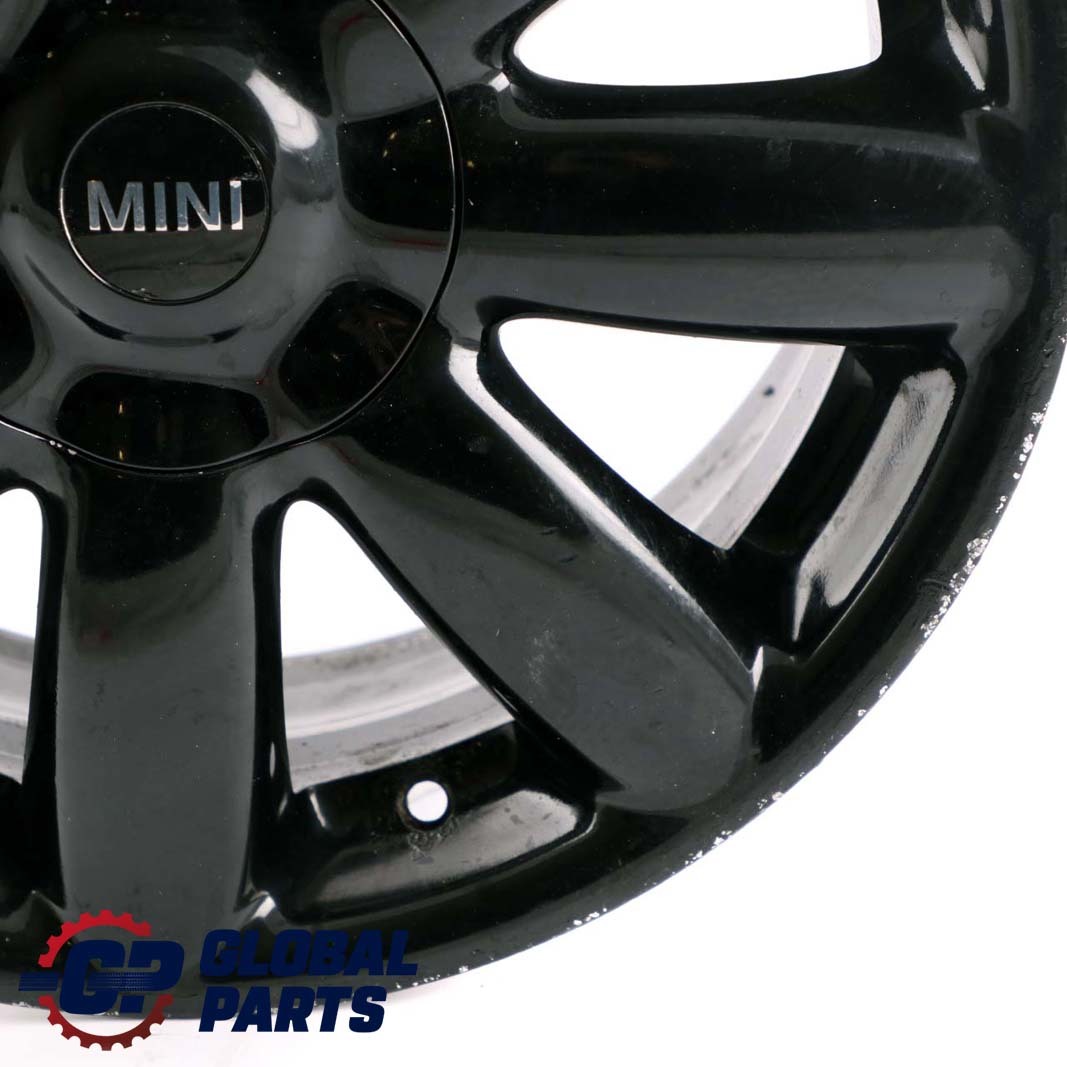 Mini Cooper Black R50 R55 R56 R57 Black Wheel Alloy Rim 17" 7J Crown Spoke 104