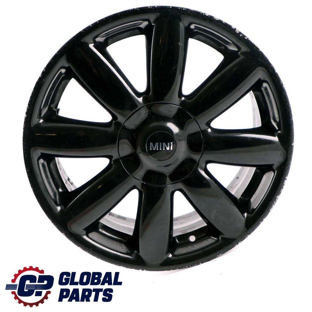 Mini Cooper Black R50 R55 R56 R57 Black Wheel Alloy Rim 17" 7J Crown Spoke 104