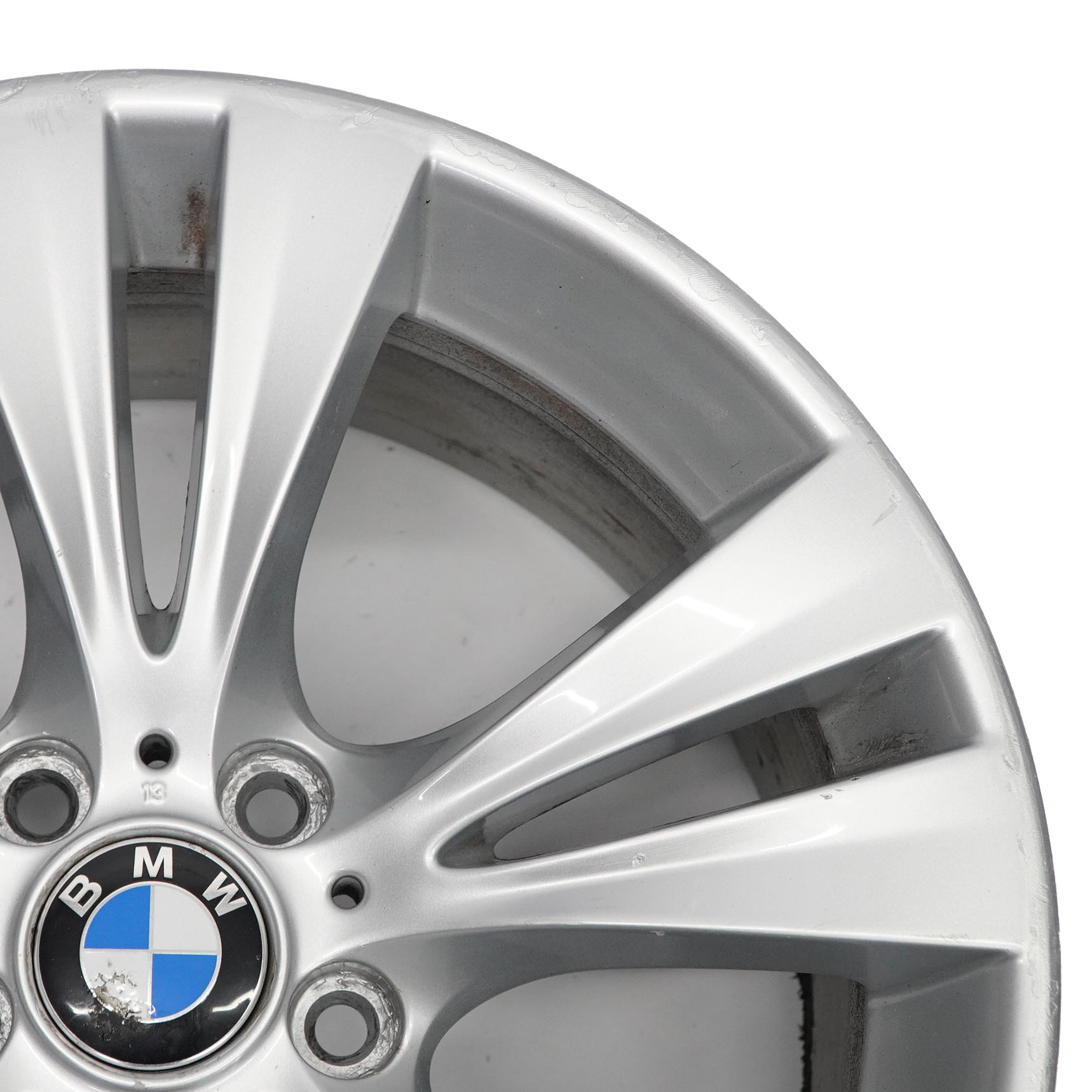 BMW X3 F25 Reflex Silver Rear Wheel Alloy Rim 19" Double Spoke 309 9,5J 6787581