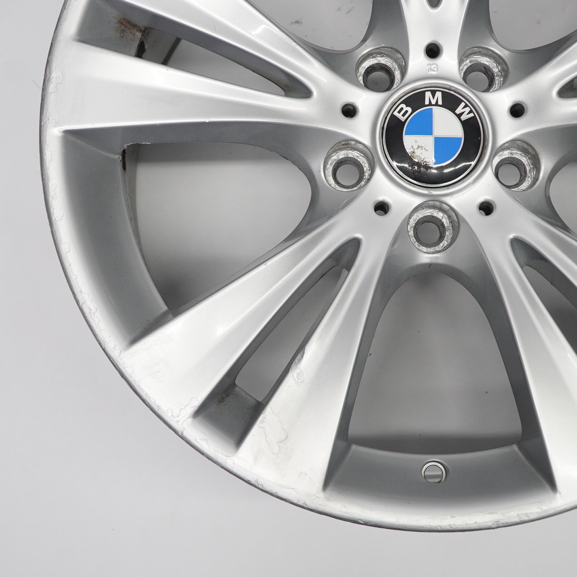 BMW X3 F25 Reflex Silver Rear Wheel Alloy Rim 19" Double Spoke 309 9,5J 6787581