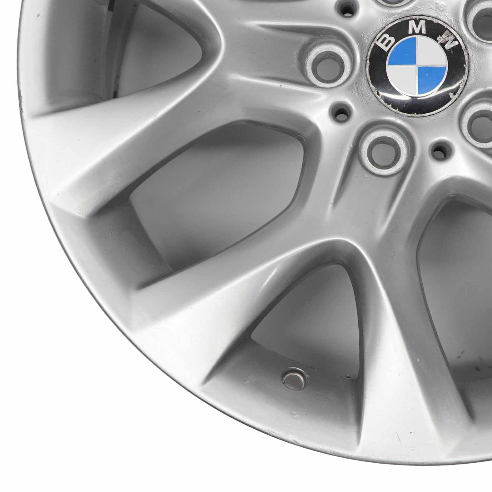 BMW X5 E70 Silver Alloy Wheel Rim 19" ET:48 9J Star Spoke 334 6788007