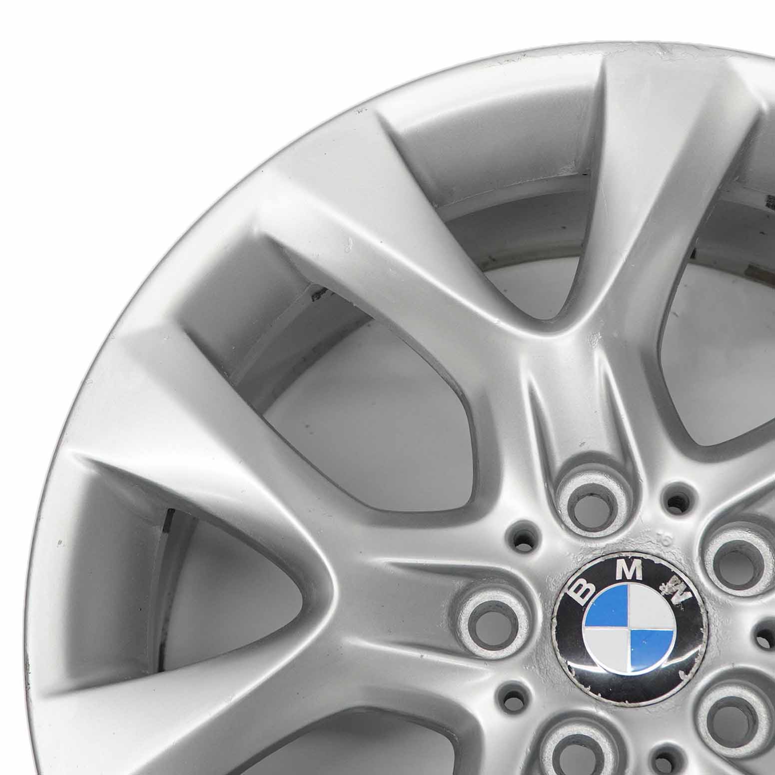 BMW X5 E70 Silver Alloy Wheel Rim 19" ET:48 9J Star Spoke 334 6788007