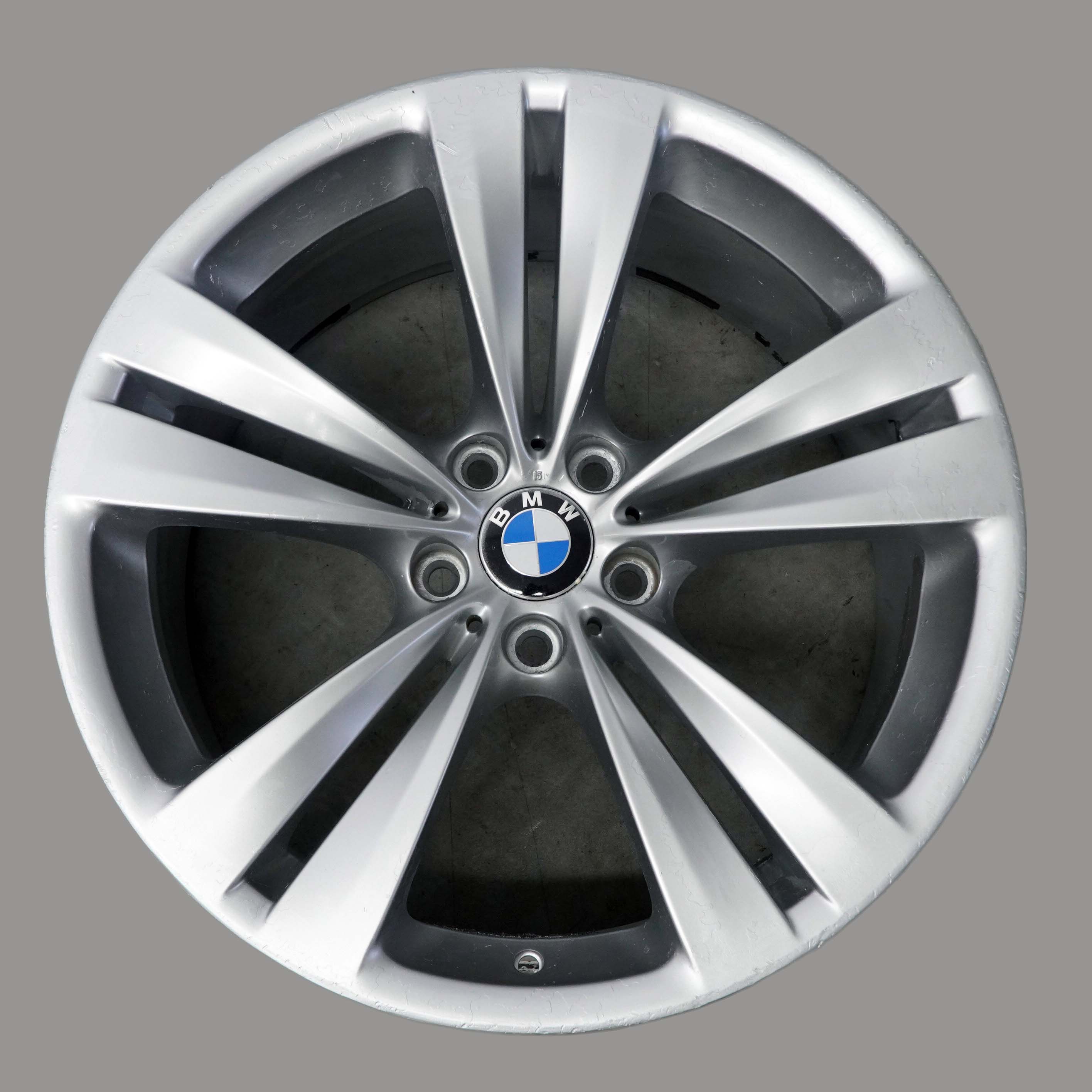 BMW F01 F07 Silver Light Alloy Wheel Rim 20" Double Spoke 316 10J ET:41 6788706