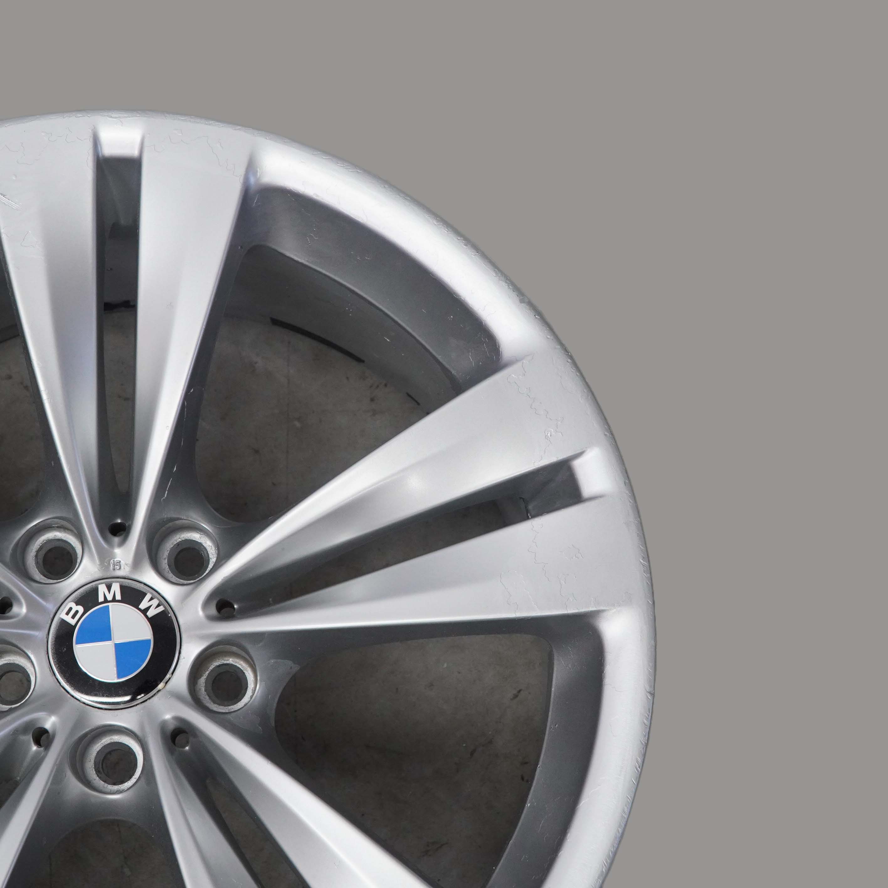 BMW F01 F07 Silver Light Alloy Wheel Rim 20" Double Spoke 316 10J ET:41 6788706