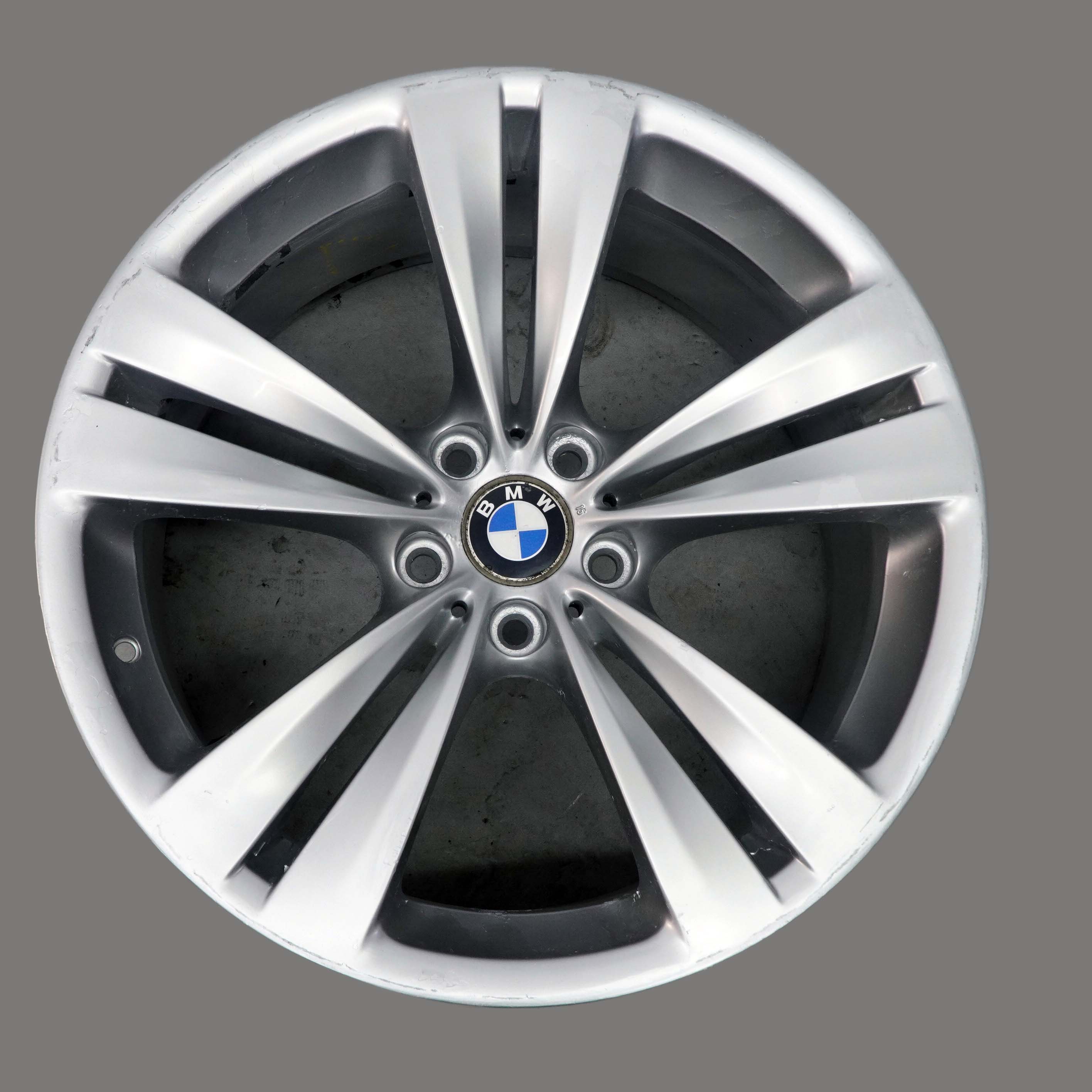 BMW F01 F07 Silver Light Alloy Wheel Rim 20" Double Spoke 316 10J ET:41 6788706