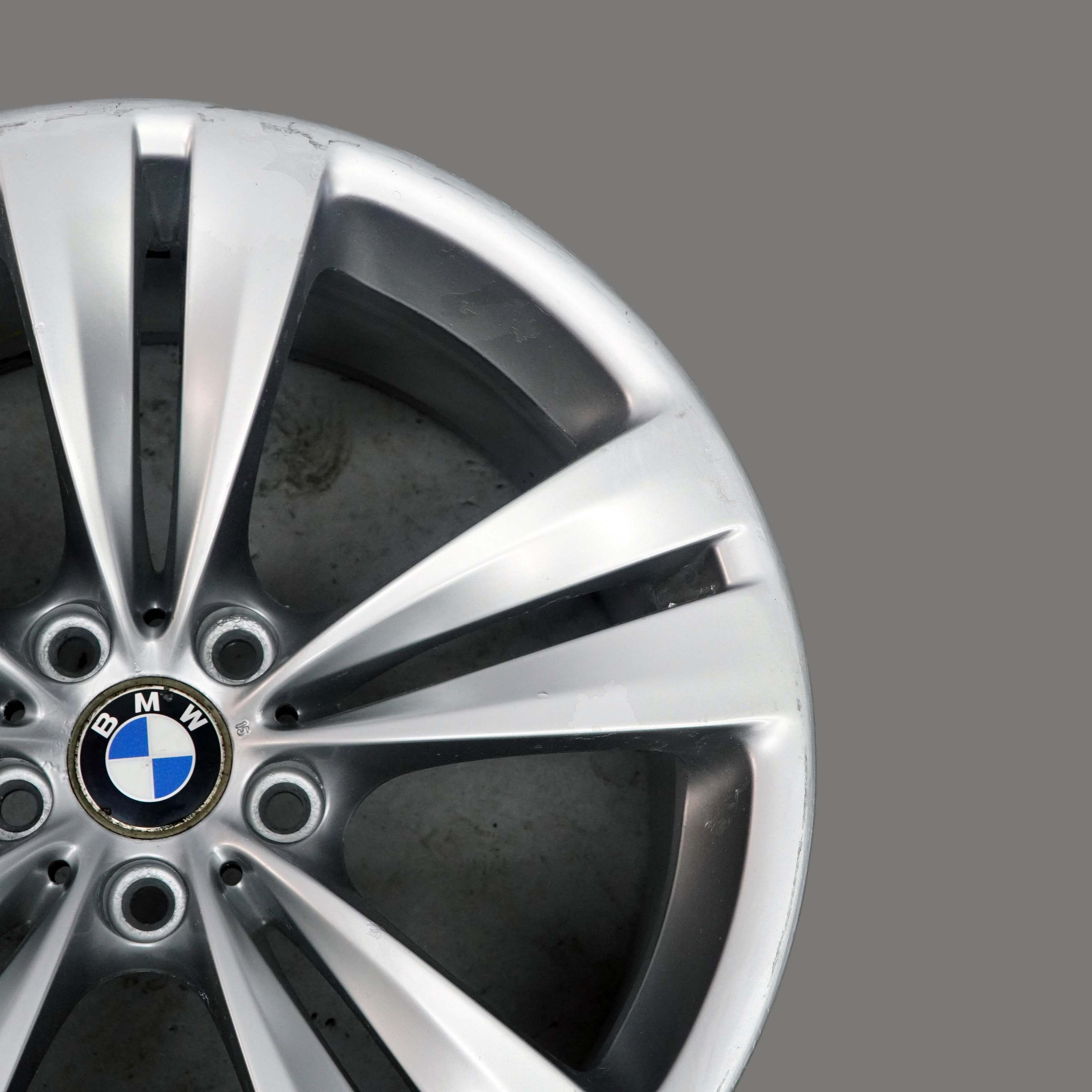 BMW F01 F07 Silver Light Alloy Wheel Rim 20" Double Spoke 316 10J ET:41 6788706