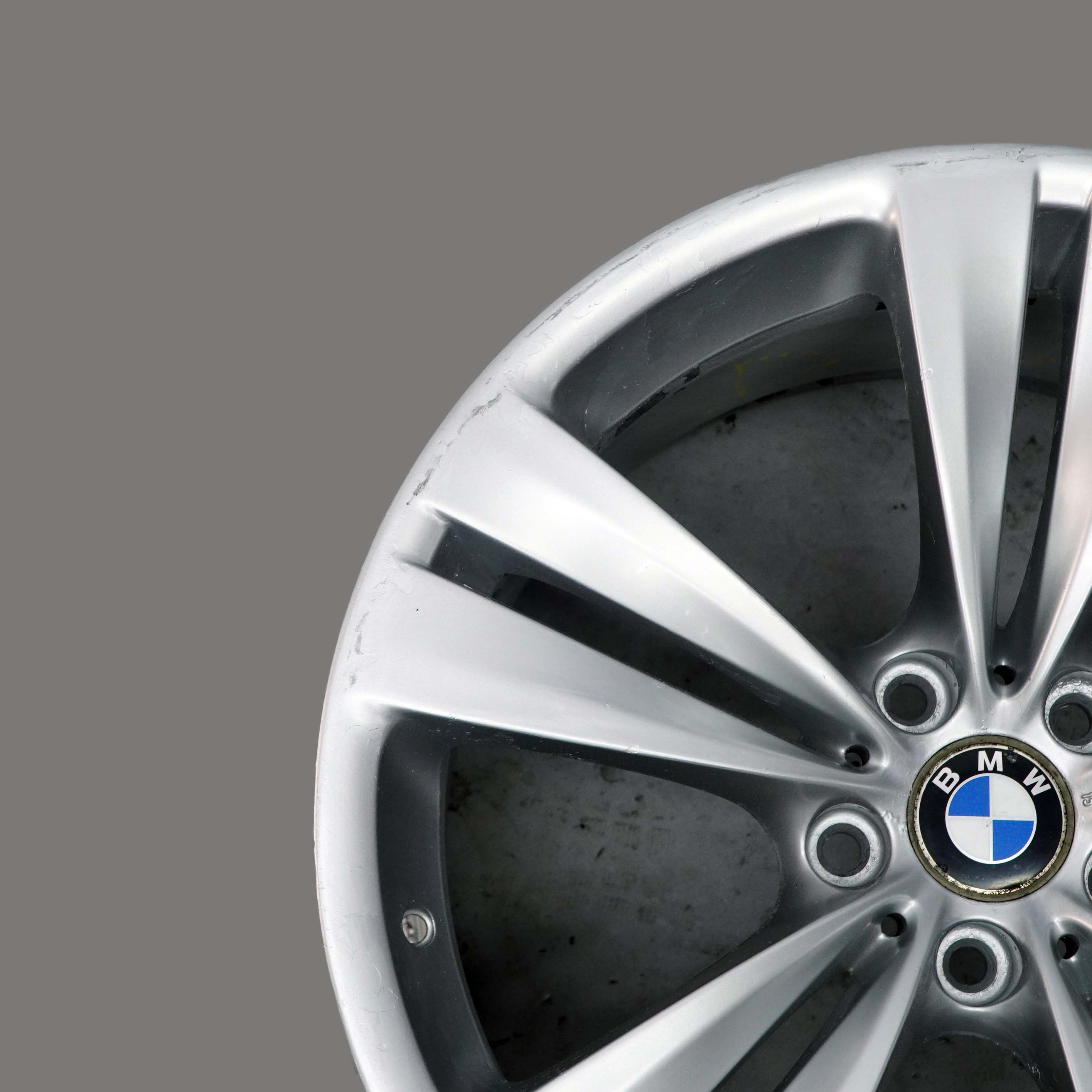 BMW F01 F07 Silver Light Alloy Wheel Rim 20" Double Spoke 316 10J ET:41 6788706