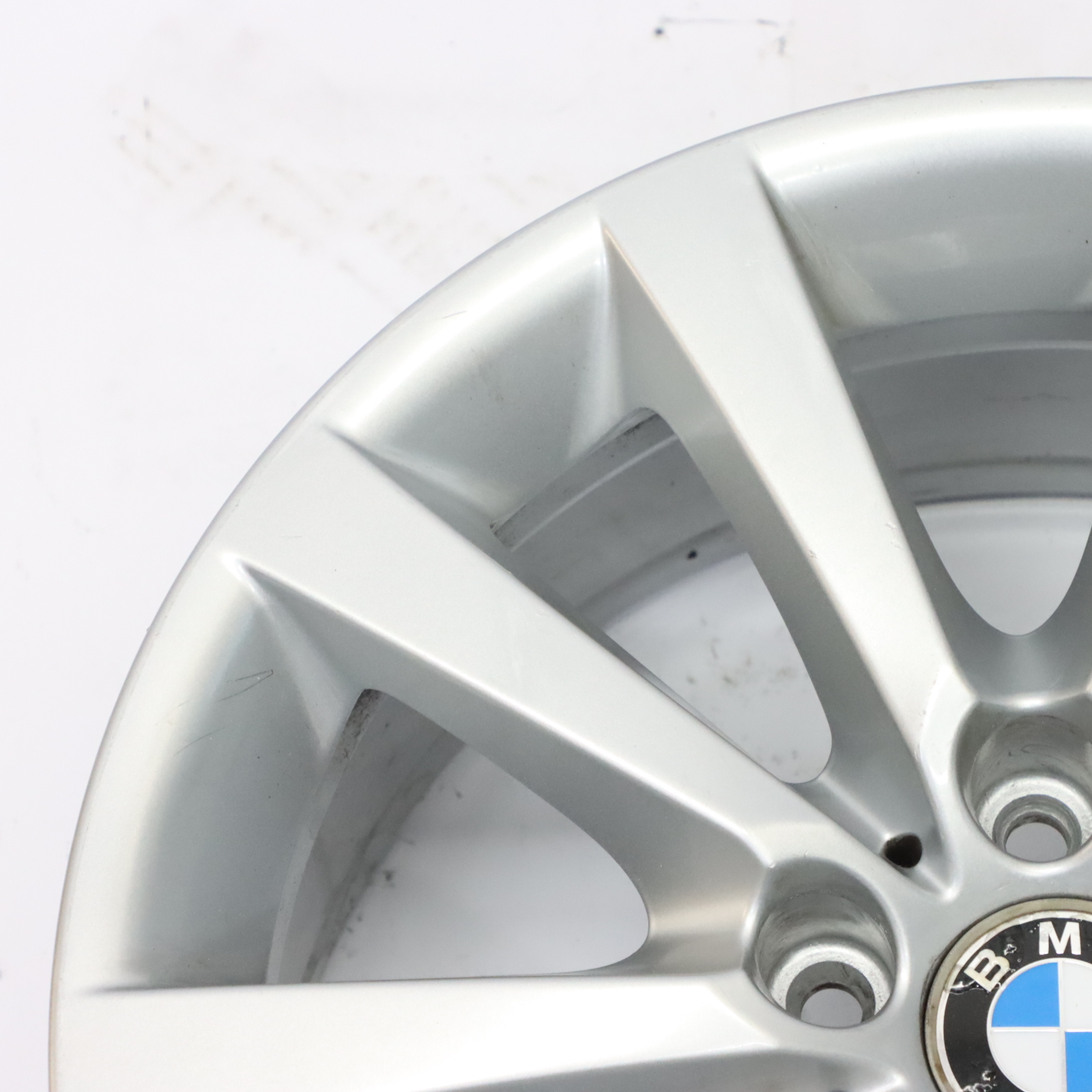 BMW F06 F10 F11 Silver Light Alloy Wheel Rim 18" V Spoke 328 8J ET:30 6790173