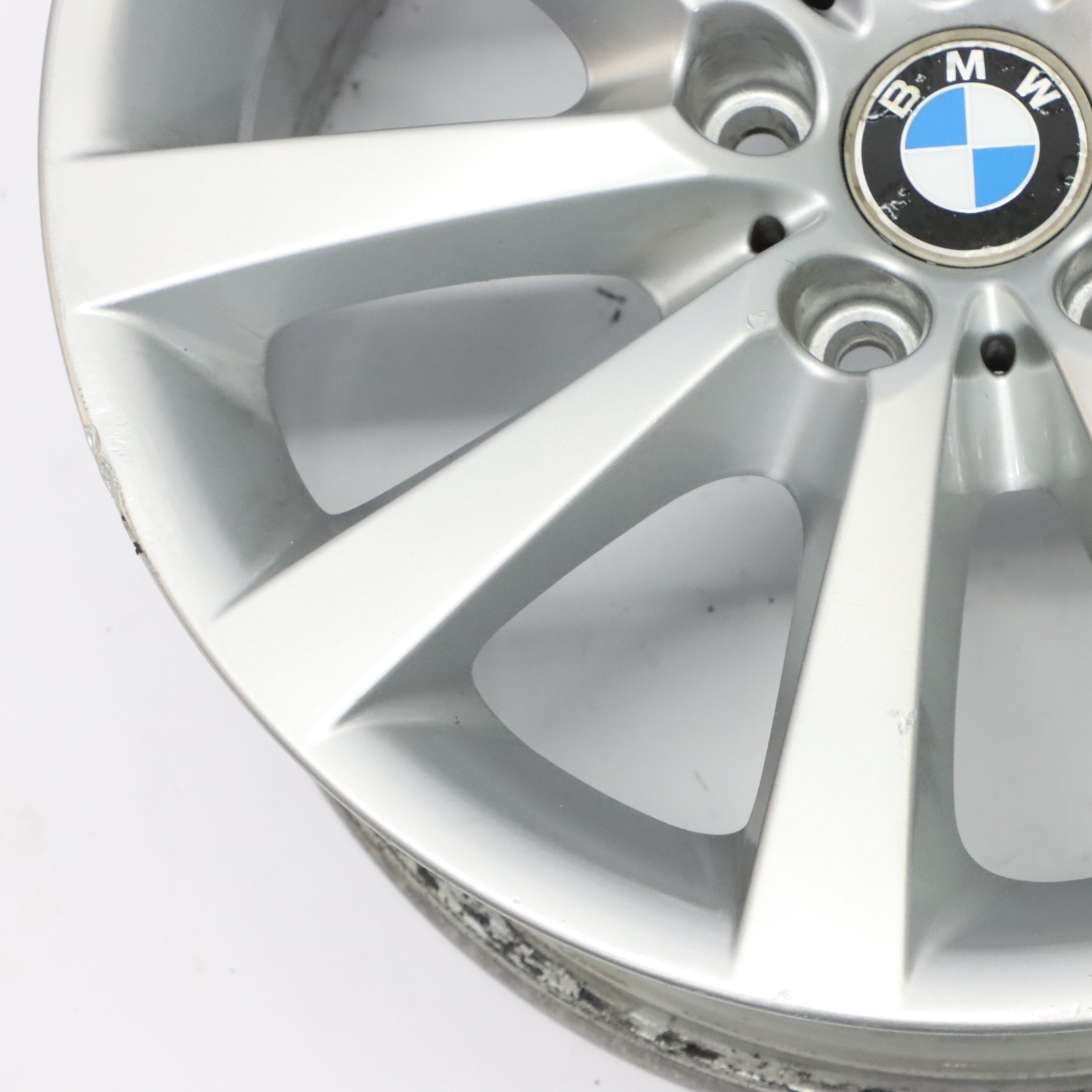 BMW F06 F10 F11 Silver Light Alloy Wheel Rim 18" V Spoke 328 8J ET:30 6790173