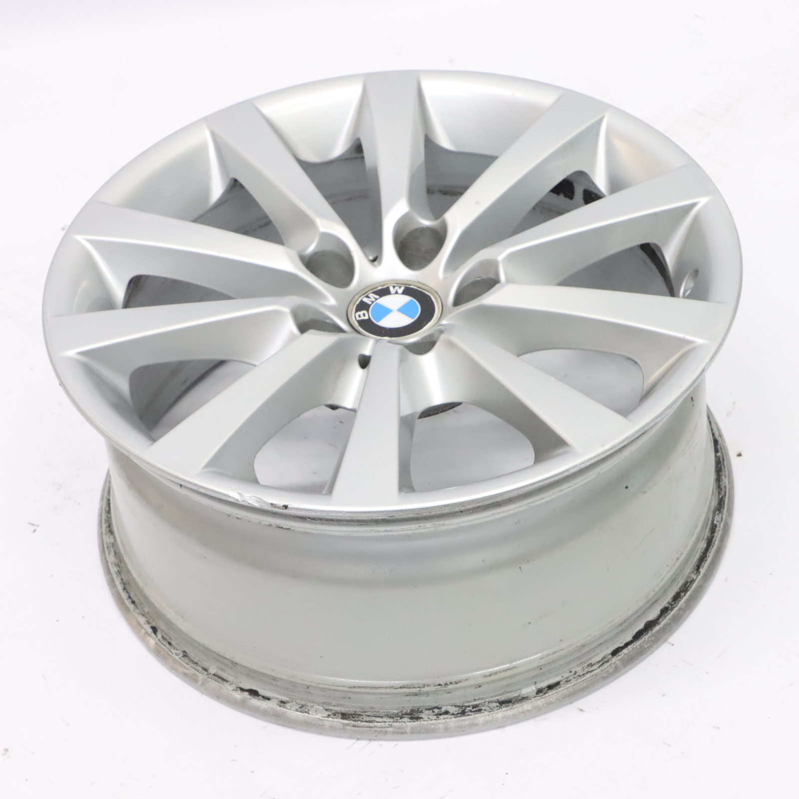 BMW F06 F10 F11 Silver Light Alloy Wheel Rim 18" V Spoke 328 8J ET:30 6790173