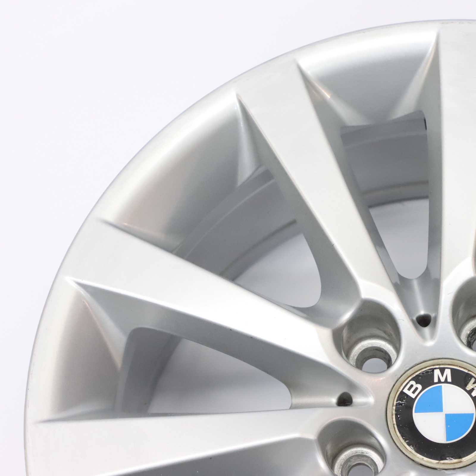 BMW F06 F10 F11 Silver Light Alloy Wheel Rim 18" V Spoke 328 8J ET:30 6790173