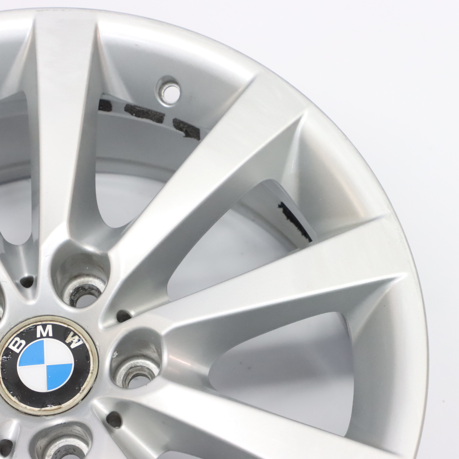 BMW F06 F10 F11 Silver Light Alloy Wheel Rim 18" V Spoke 328 8J ET:30 6790173