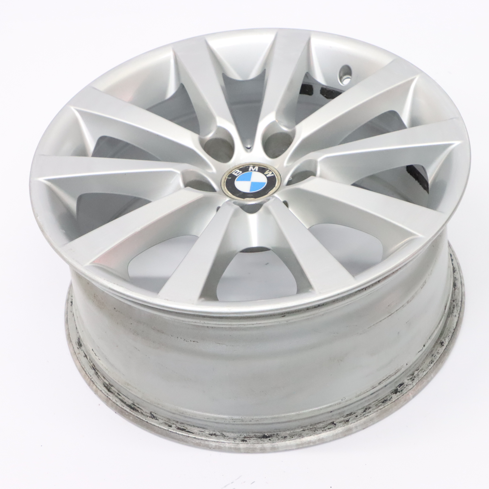 BMW F06 F10 F11 Silver Light Alloy Wheel Rim 18" V Spoke 328 8J ET:30 6790173