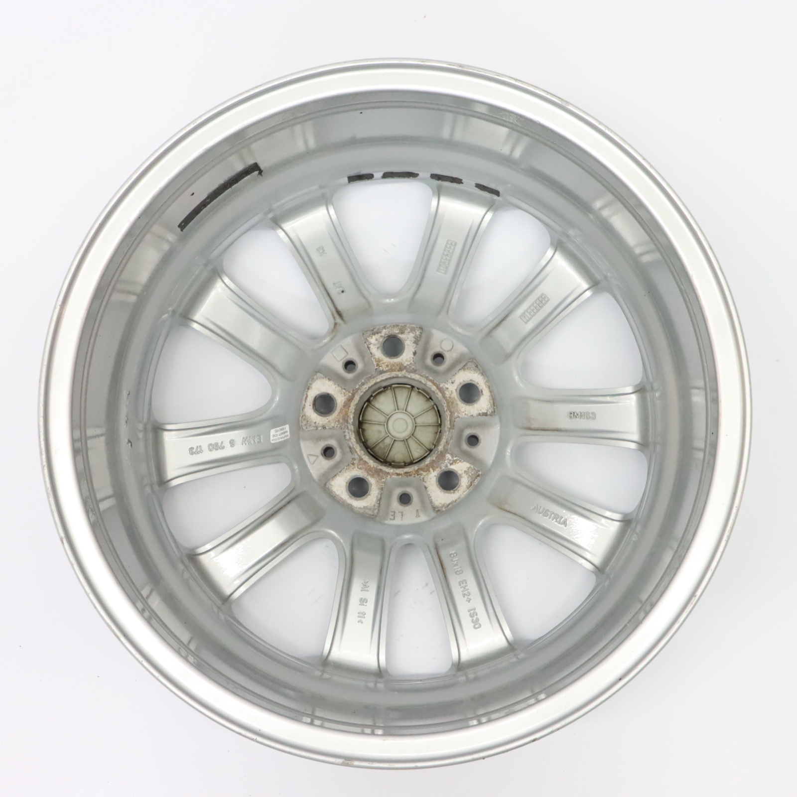 BMW F06 F10 F11 Silver Light Alloy Wheel Rim 18" V Spoke 328 8J ET:30 6790173