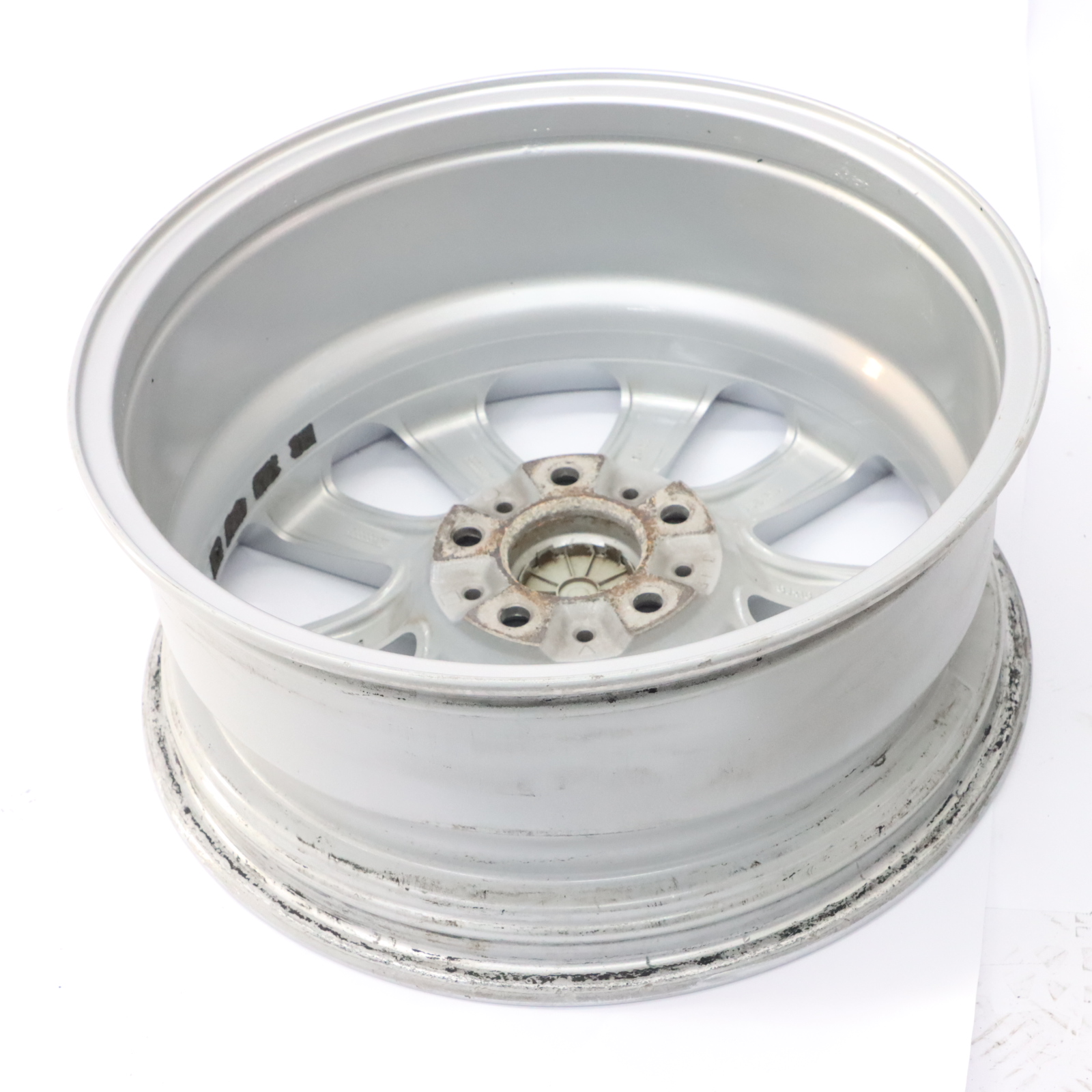 BMW F06 F10 F11 Silver Light Alloy Wheel Rim 18" V Spoke 328 8J ET:30 6790173