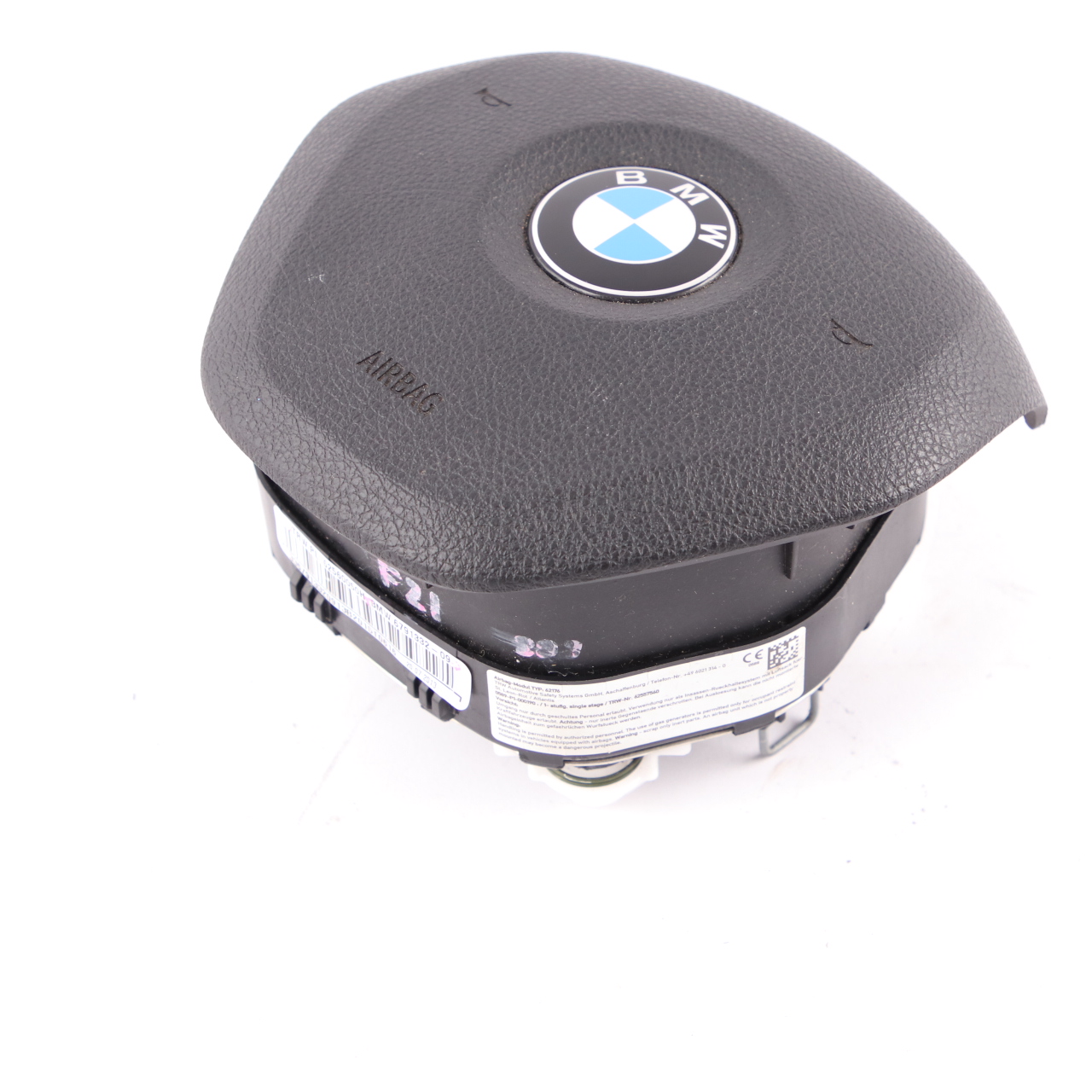 BMW 1 3 Series F20 F21 F30 Steering Wheel Driver's Side Air Bag Module 6791332