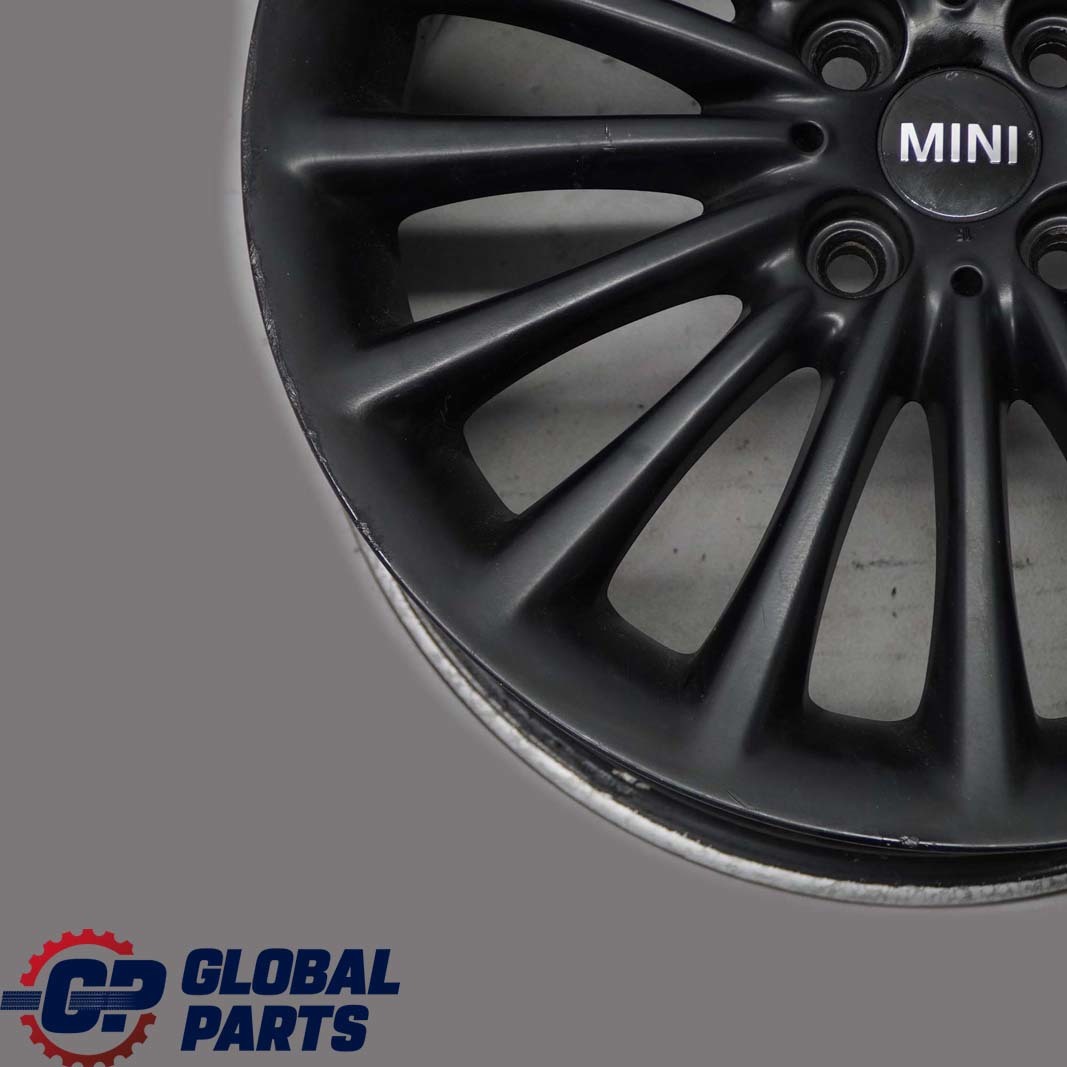 Mini Cooper R50 R55 R56 Black Wheel Alloy Rim 17" Multi-Spoke 108 7J 6791464