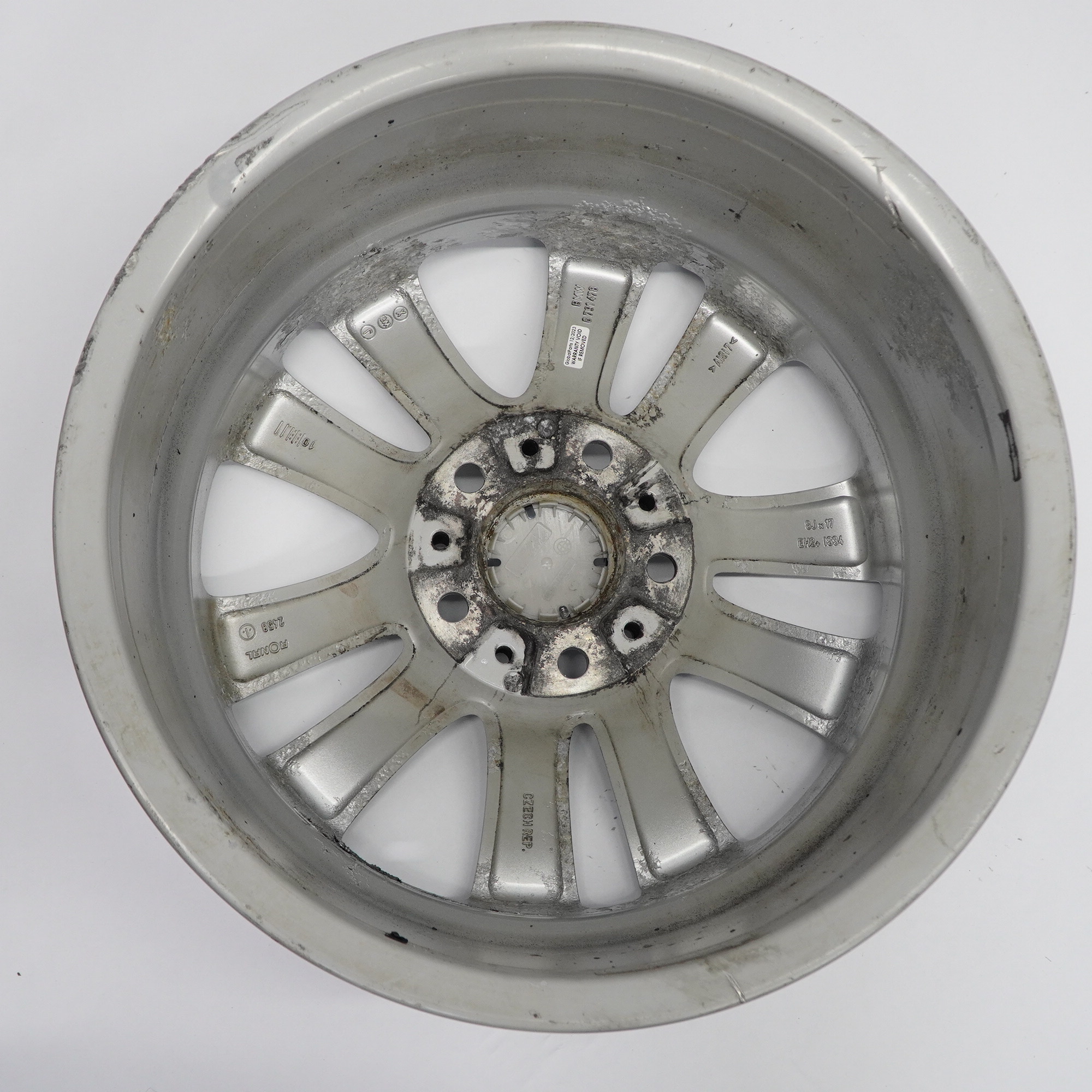 BMW E90 E91 E92 E93 Silver Wheel Alloy Rim V Spoke 338 17" 8J ET:34 6791478