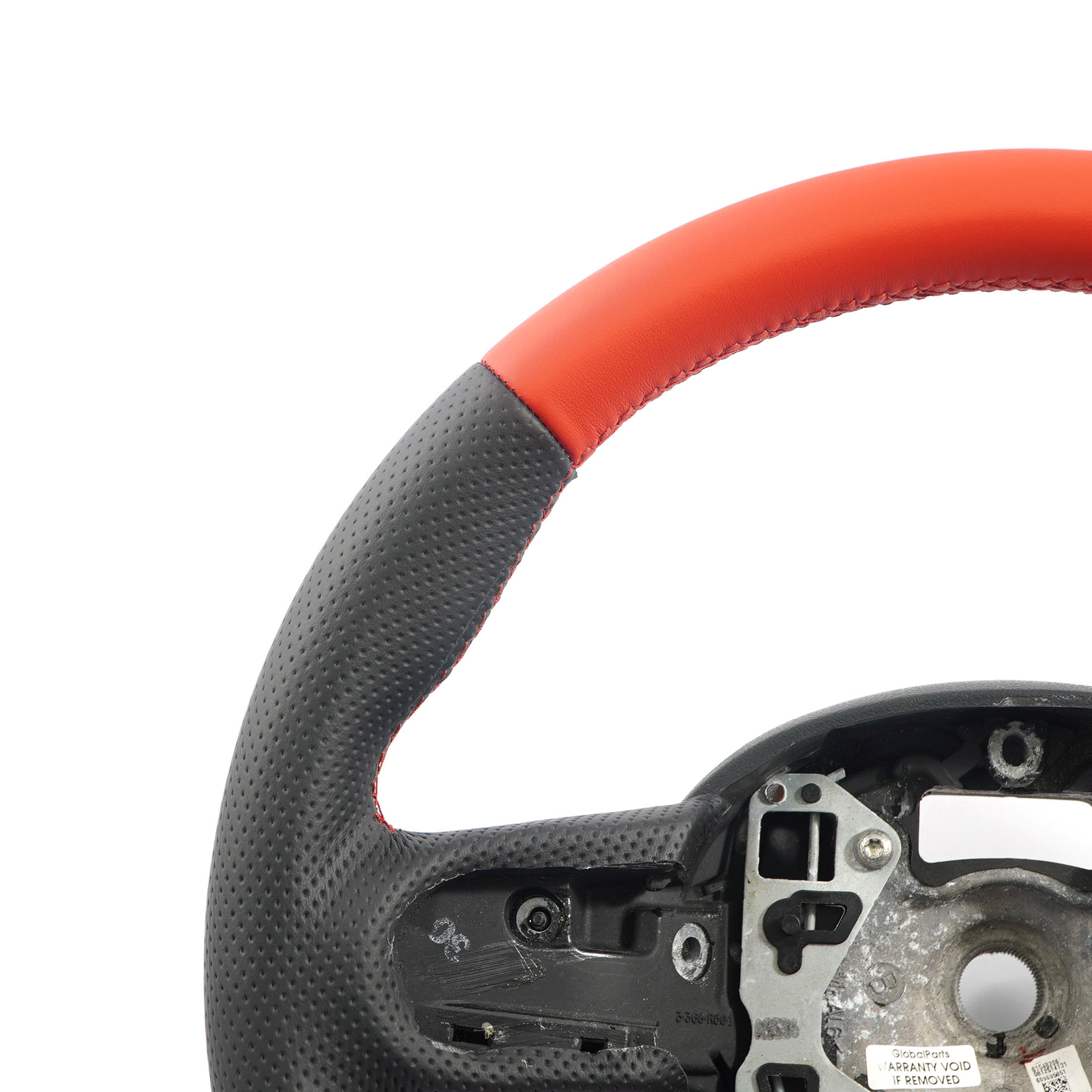 Mini Cooper One R55 R56 R57 R60 NEW Red Leather Sport Steering Wheel 3 Spoke