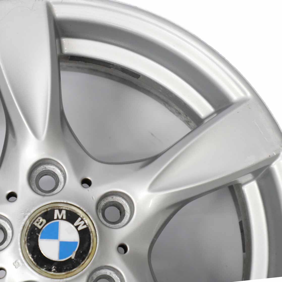 BMW E81 E82 E87 Silver Alloy Wheel Rim 17" Star Spoke 371 7J ET:47 6795561