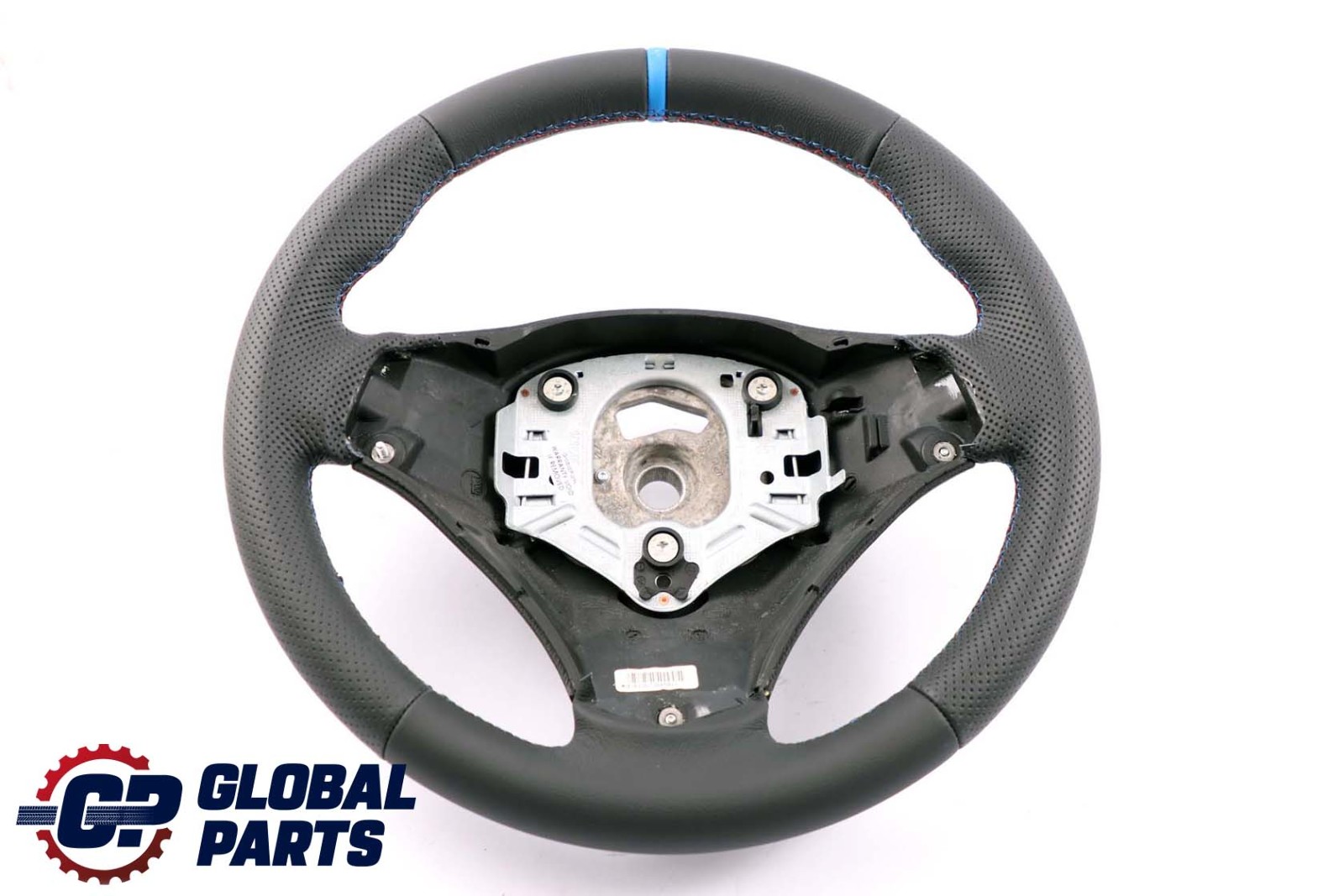 BMW E81 E87 E90 E91 NEW Leather M-Sport Look Steering Wheel Tricolored Threads