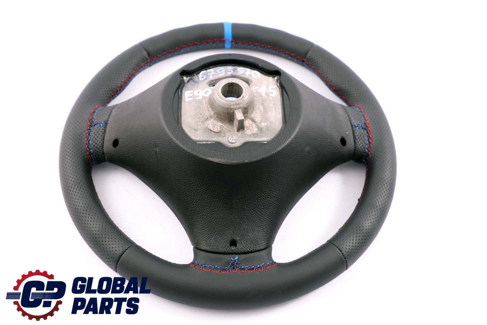 BMW E81 E87 E90 E91 NEW Leather M-Sport Look Steering Wheel Tricolored Threads