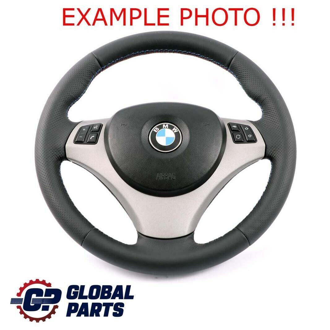 BMW E81 E82 E87 E90 E91 E92 NEW Black Leather M Sport Look Steering Wheel