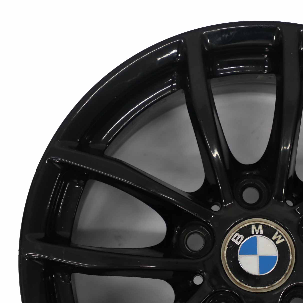 BMW F20 F21 F22 F23 Black Wheel Alloy Rim 16" 7J ET:40 V-Spoke 378 6796202