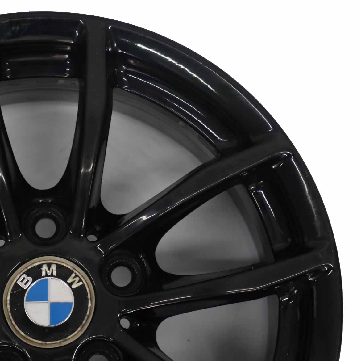 BMW F20 F21 F22 F23 Black Wheel Alloy Rim 16" 7J ET:40 V-Spoke 378 6796202